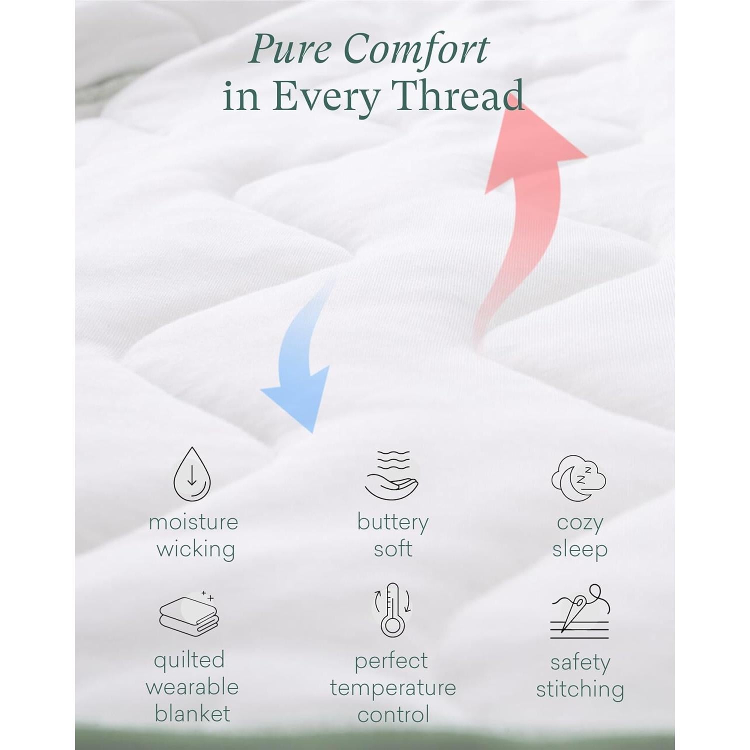 Saco de dormir PurComfy 1.0 TOG para niños 2-4T coral