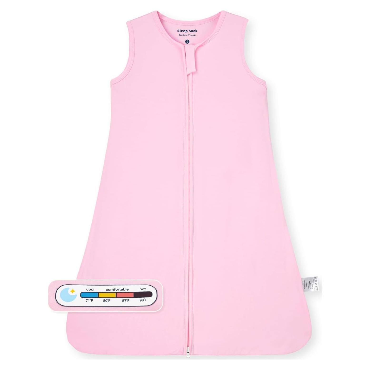 Saco de Sueño Freelooper Rosa 0.5 Tog para Bebés 0-6 Meses