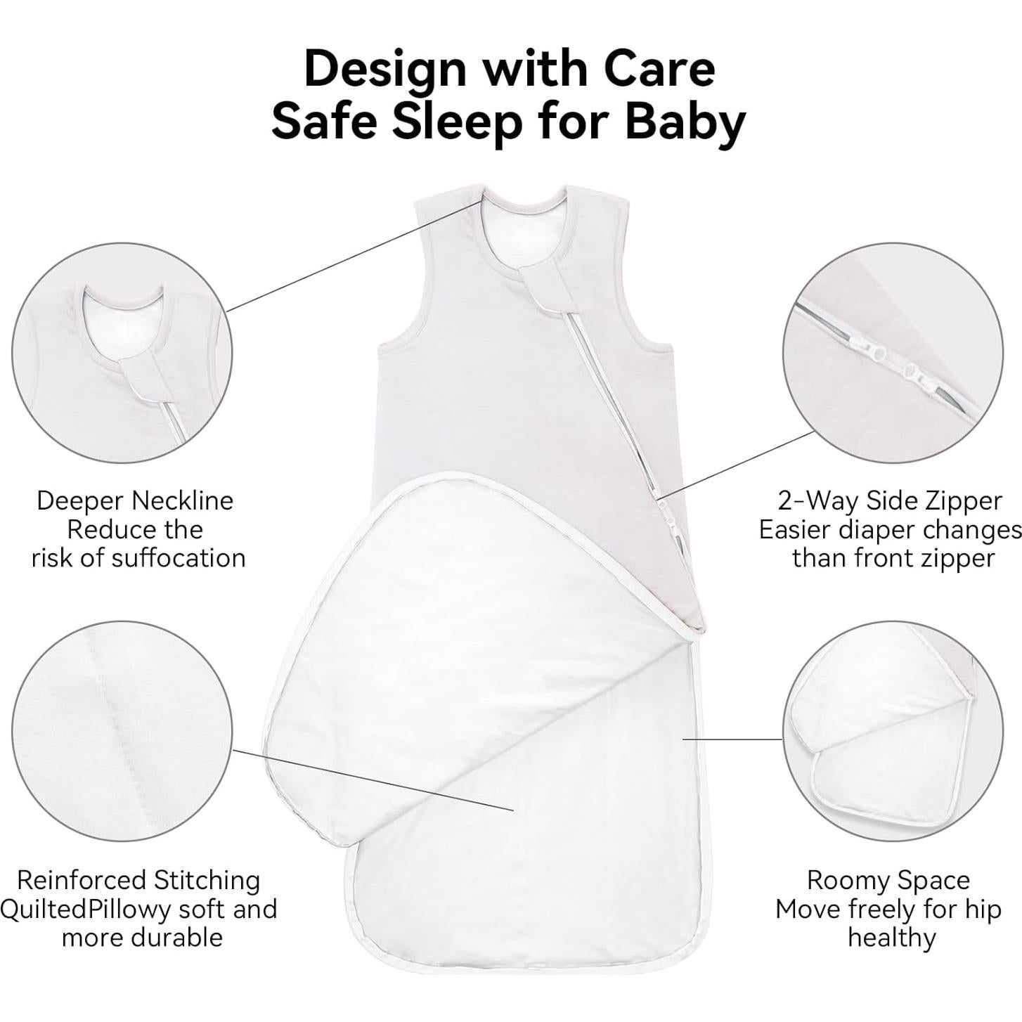 Saco de Sueño para Bebés Domiamia 12-18 Meses Rosa 1.0 Tog