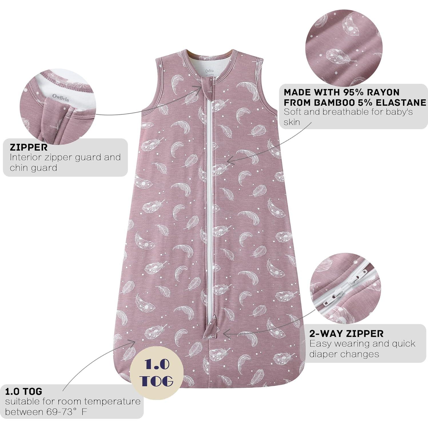 Saco de dormir Owlivia 1.0 TOG para bebés 18-24 meses