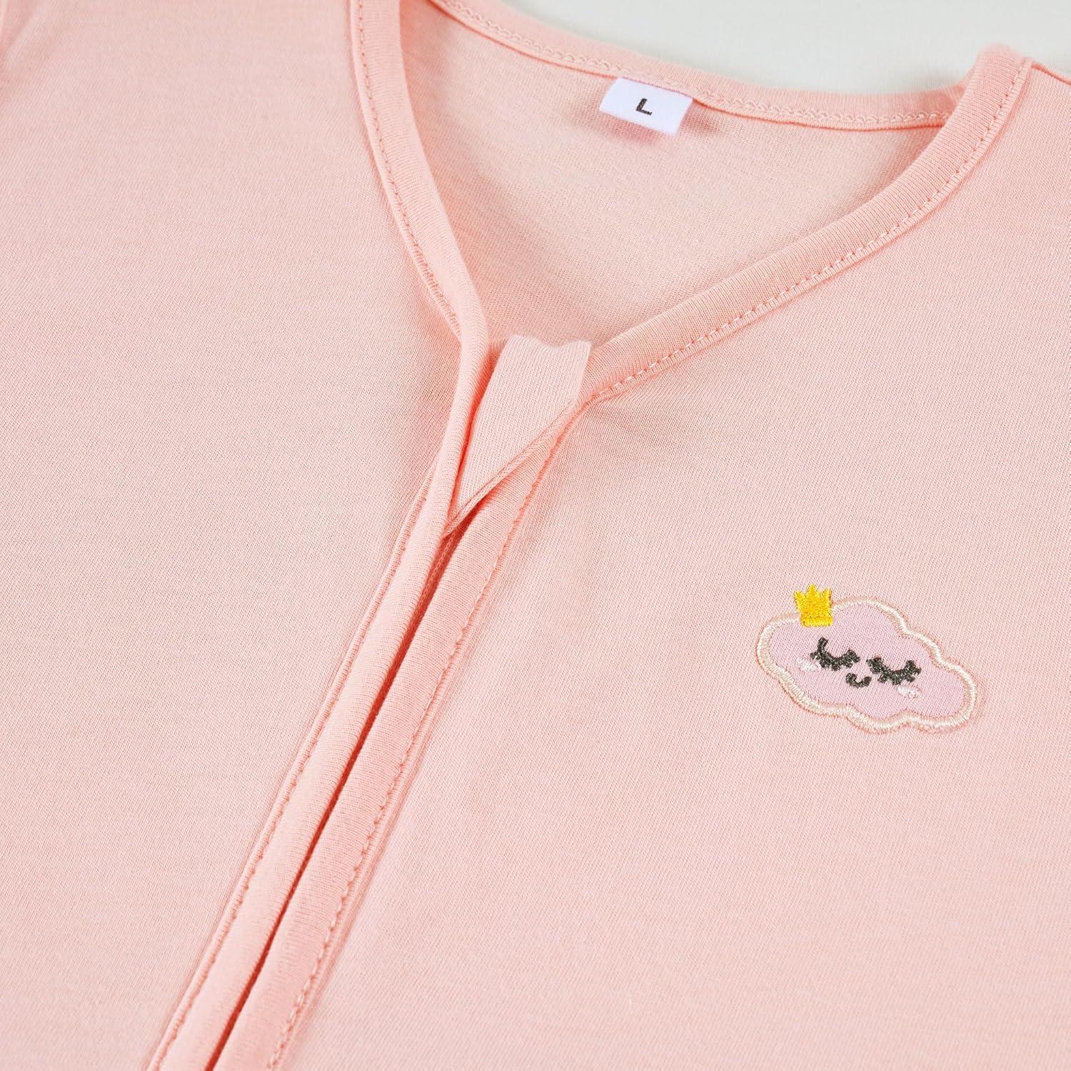 Saco de Sueño TILLYOU 12-18 meses Algodón Rosa TOG 0.5