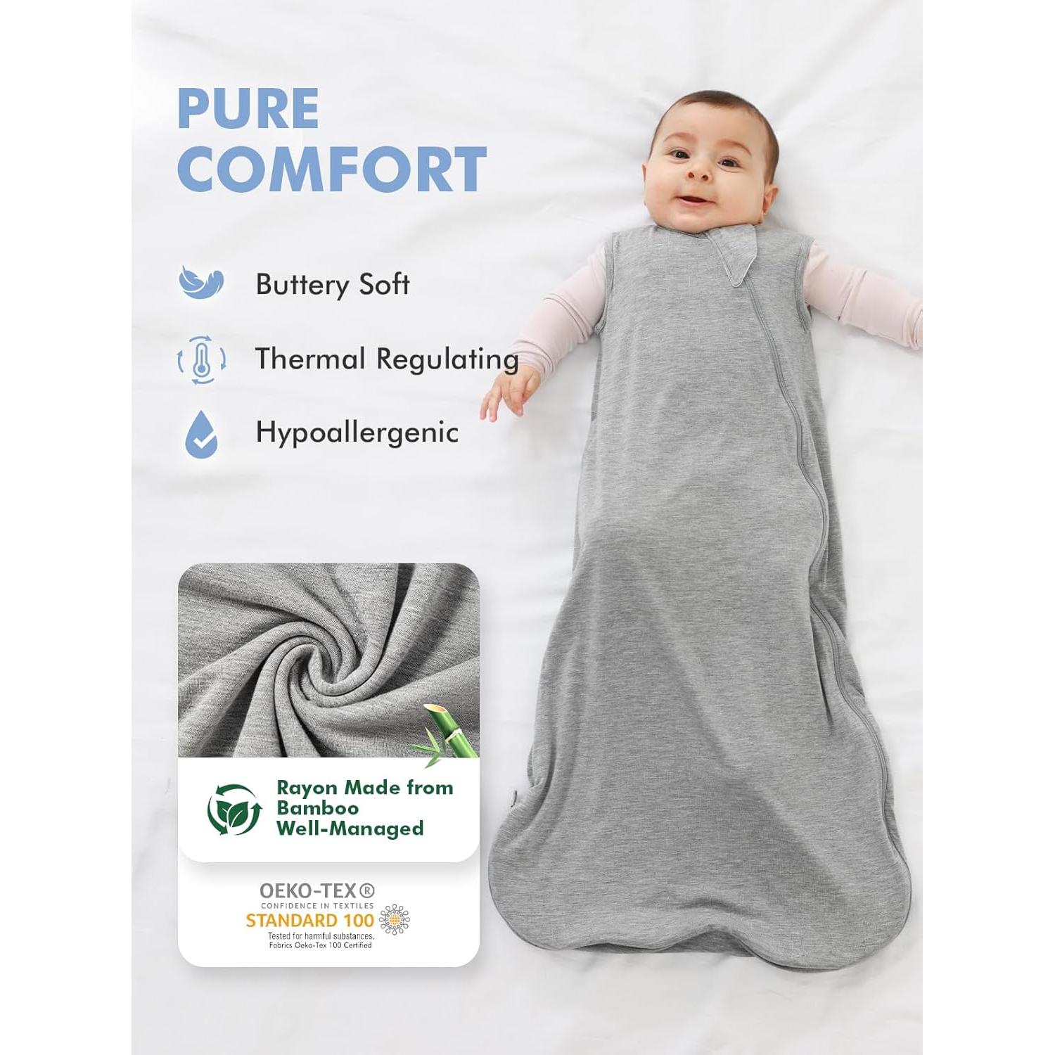 Saco de Sueño HAPIU para Bebés 18-36 meses TOG 0.5 Gris