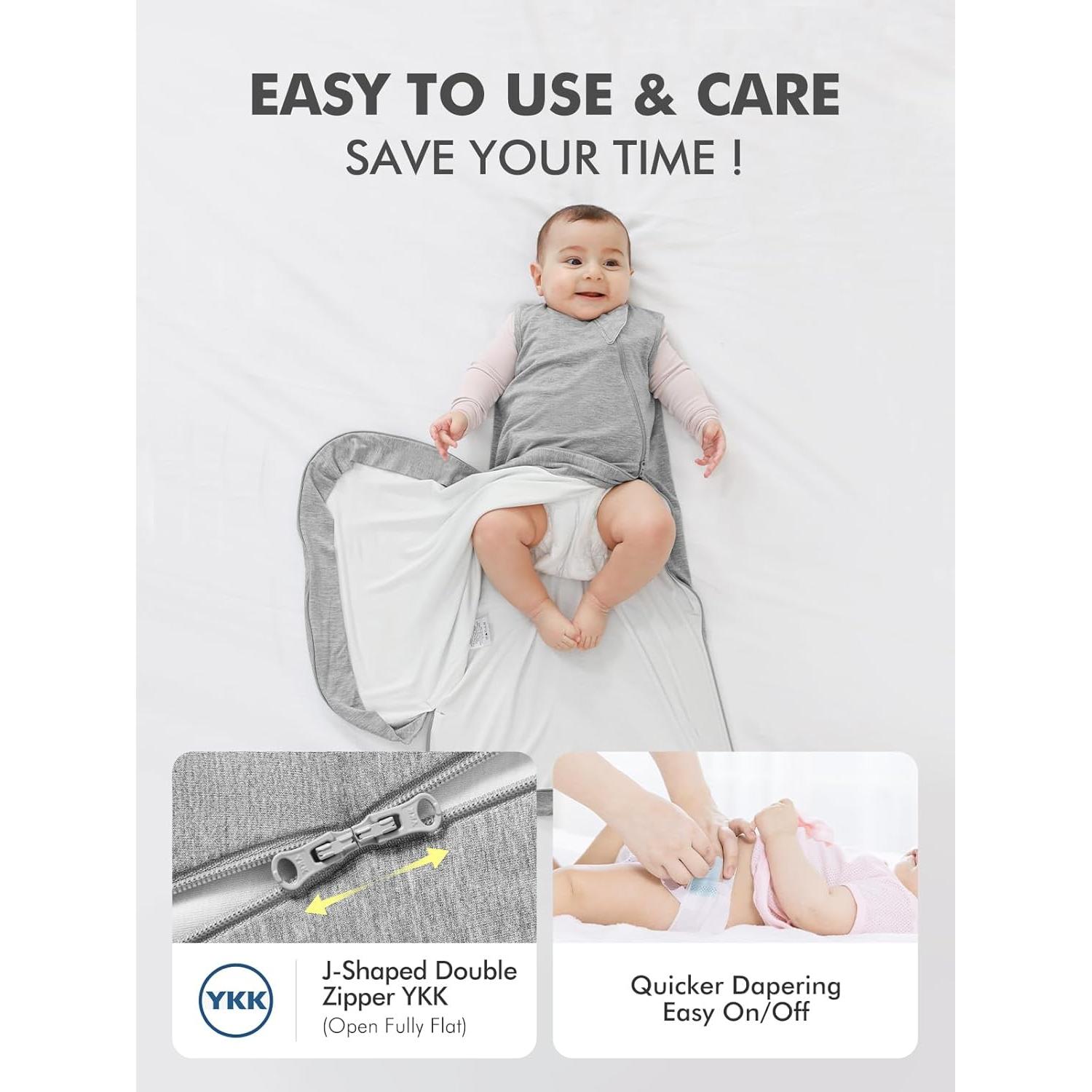 Saco de Sueño HAPIU para Bebés 18-36 meses TOG 0.5 Gris