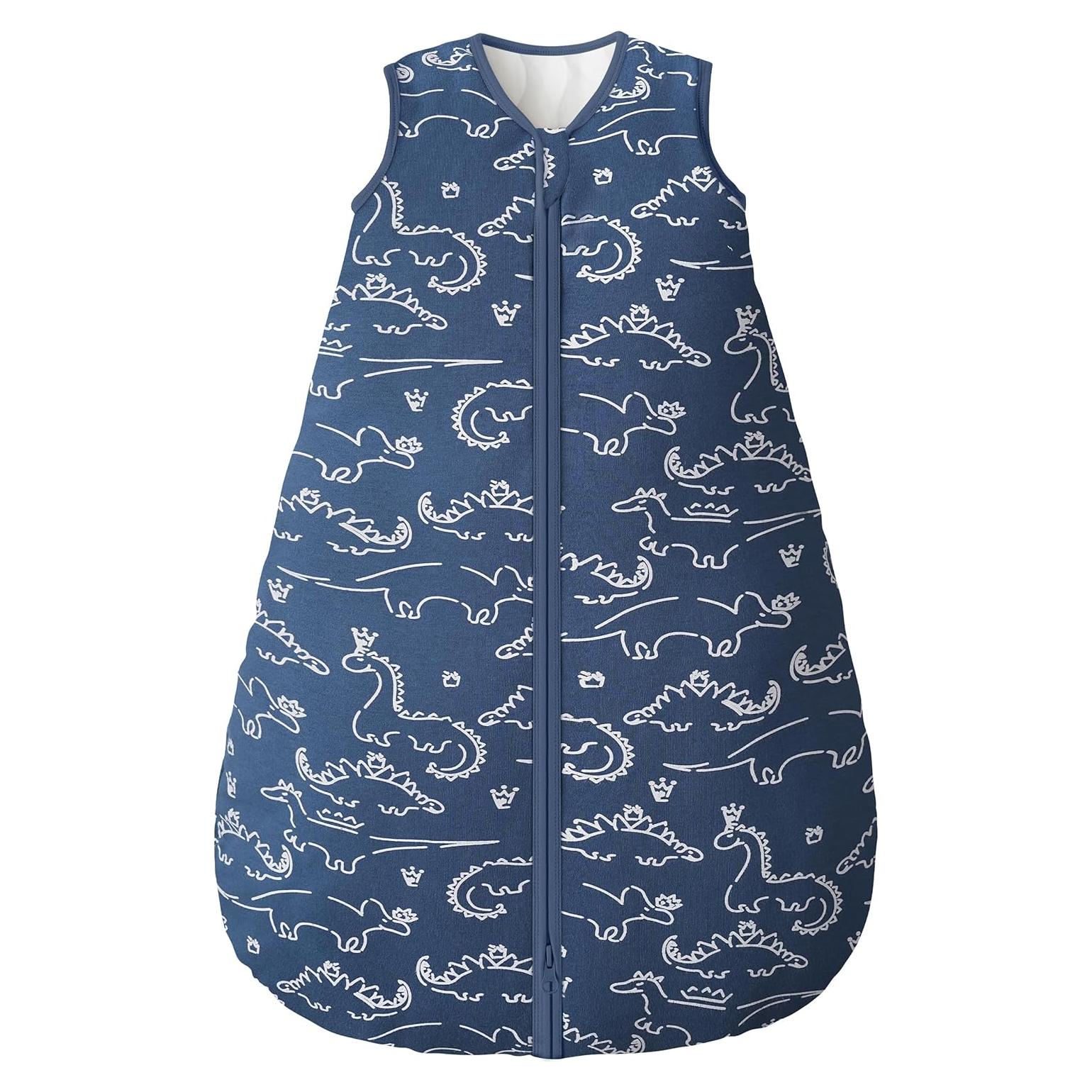 Yoofoss Baby Sleep Sack 6-12 Months, TOG 2.5 Baby Wearable Blanket with 2-Way Zipper, 100% Organic Cotton Fabric Winter Newborn Sleeping Sack, Warm Soft Comfy