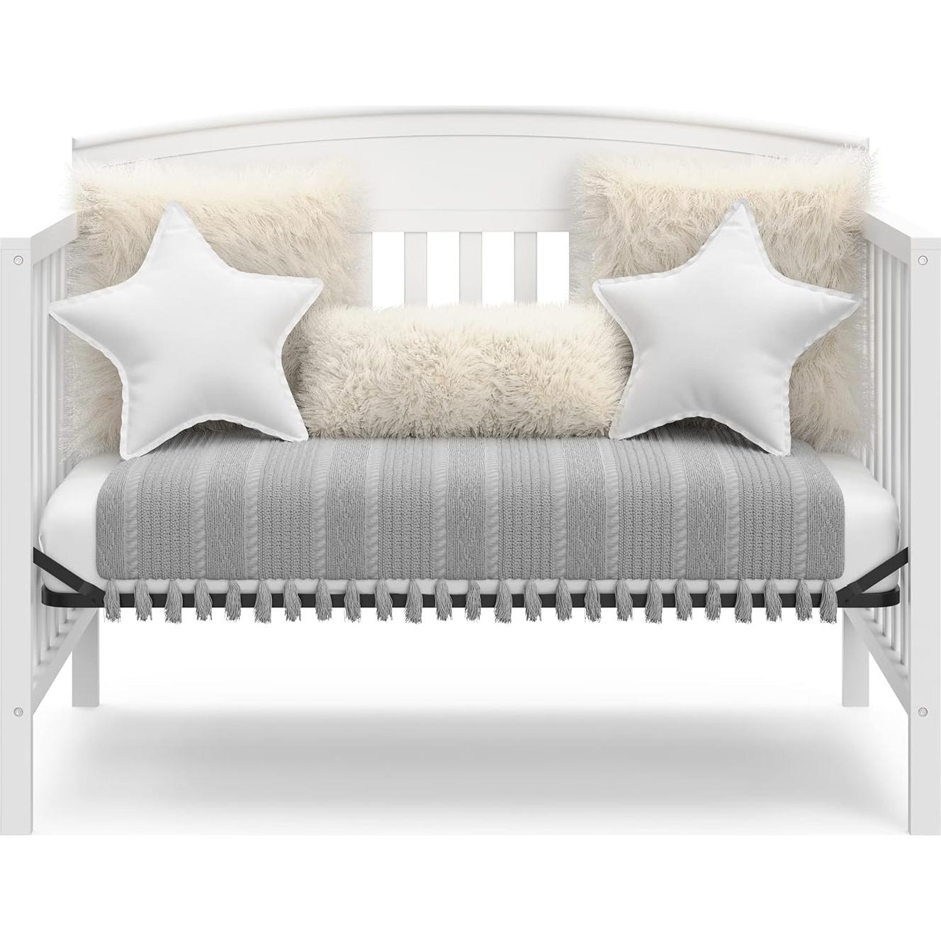 Cuna Convertible 5-en-1 Graco Benton Blanca - Certificada GREENGUARD