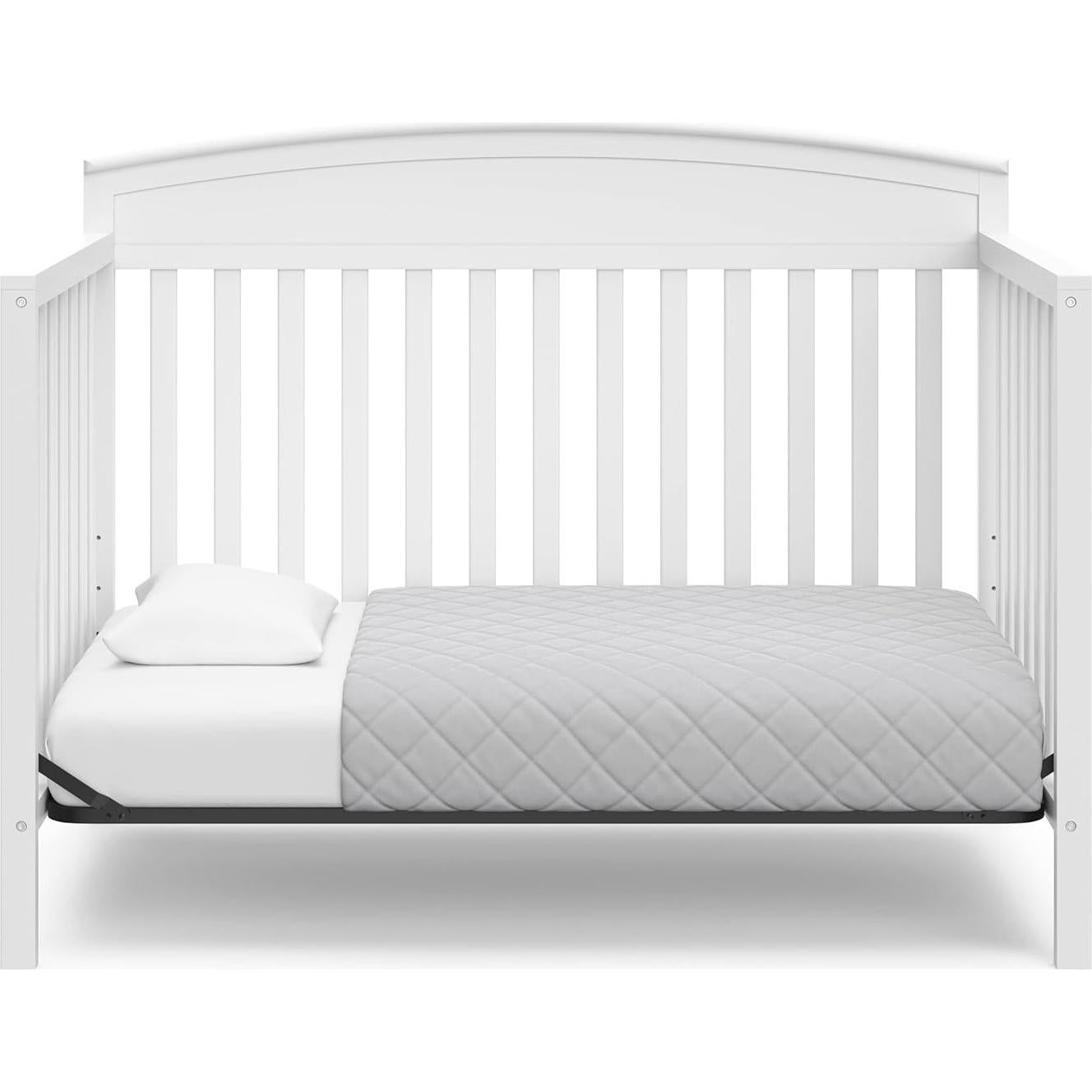 Cuna Convertible 5-en-1 Graco Benton Blanca - Certificada GREENGUARD