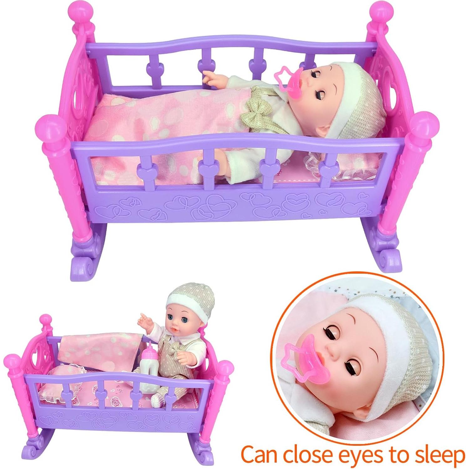 Muñeca Reborn 30.48 cm Besurejoy con Set de Cuidado 26 Piezas