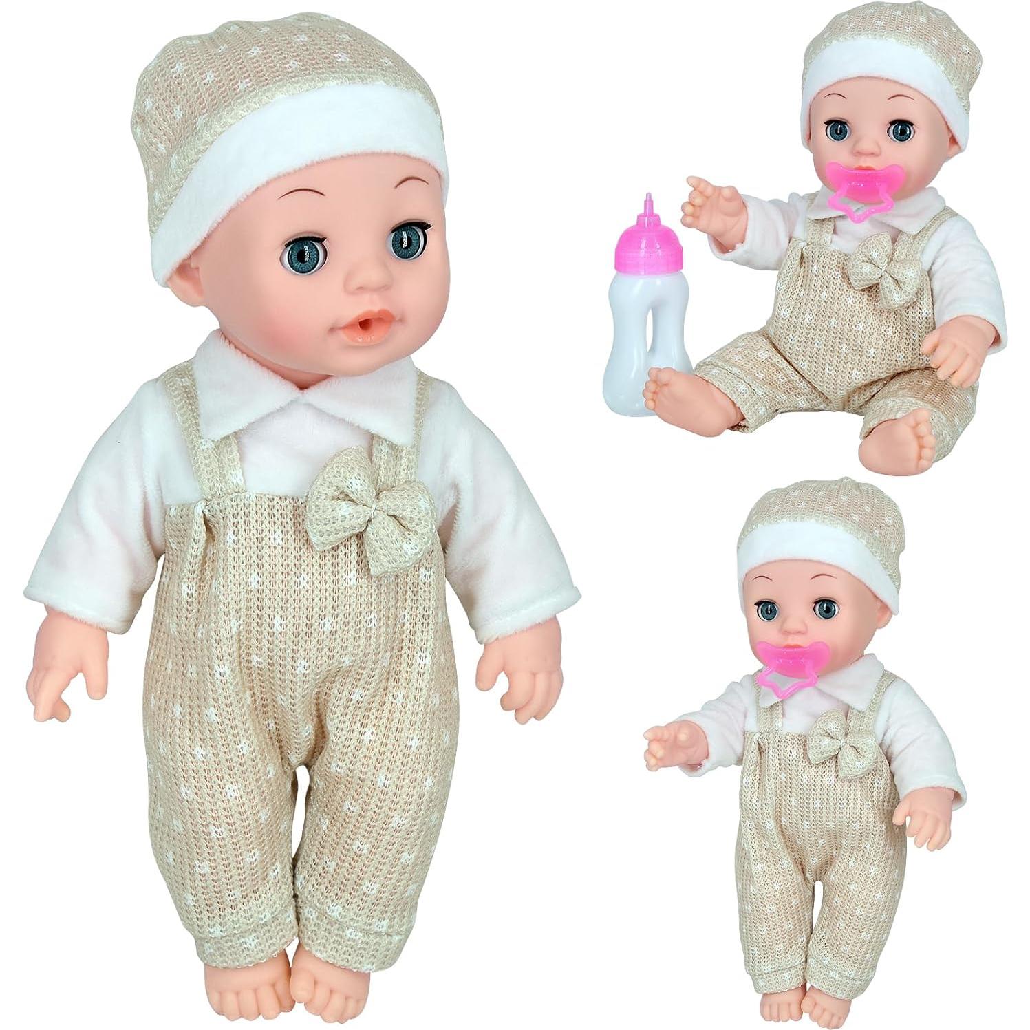 Muñeca Reborn 30.48 cm Besurejoy con Set de Cuidado 26 Piezas