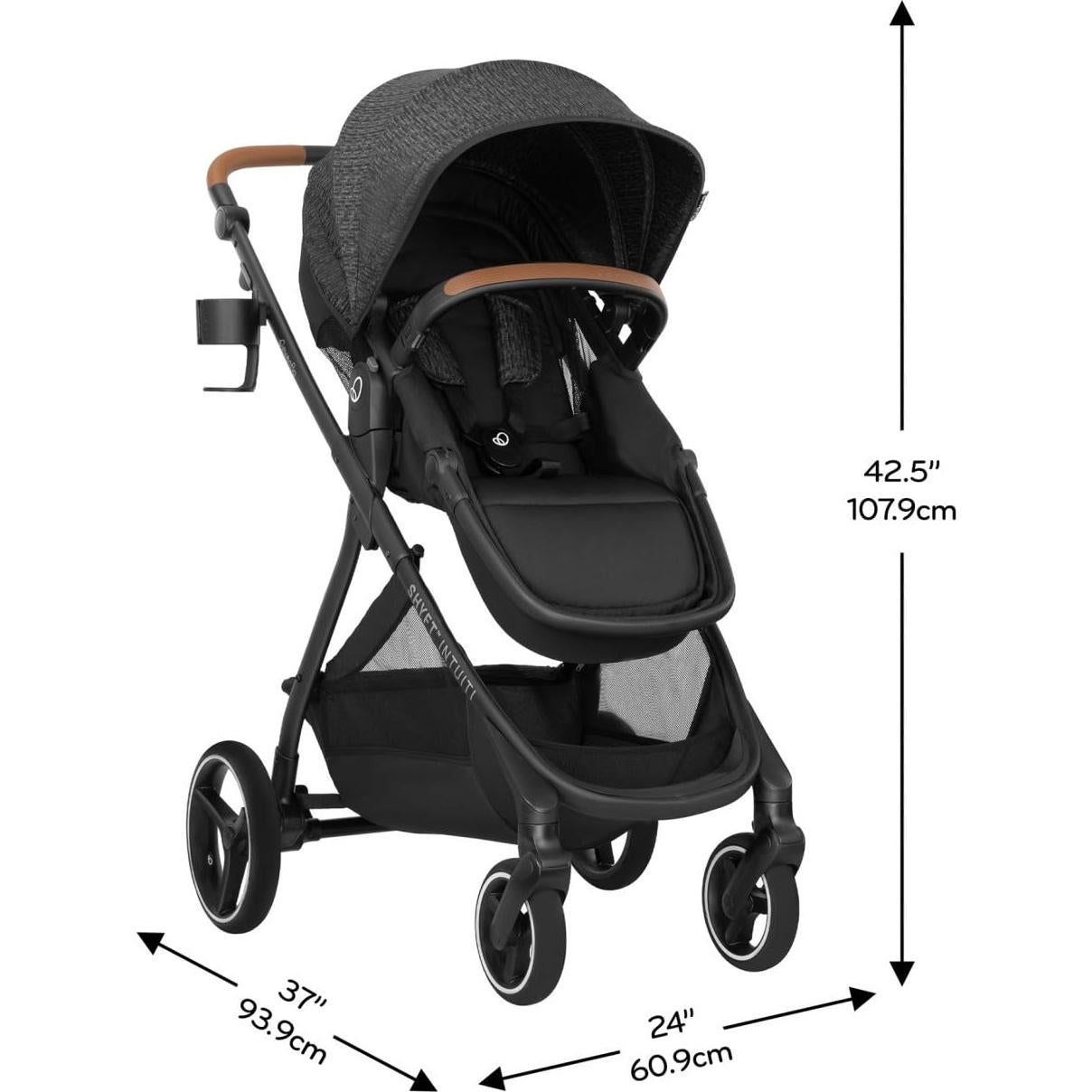 Sistema de Viaje Evenflo Shyft Intuiti Cochecito Modular Negro