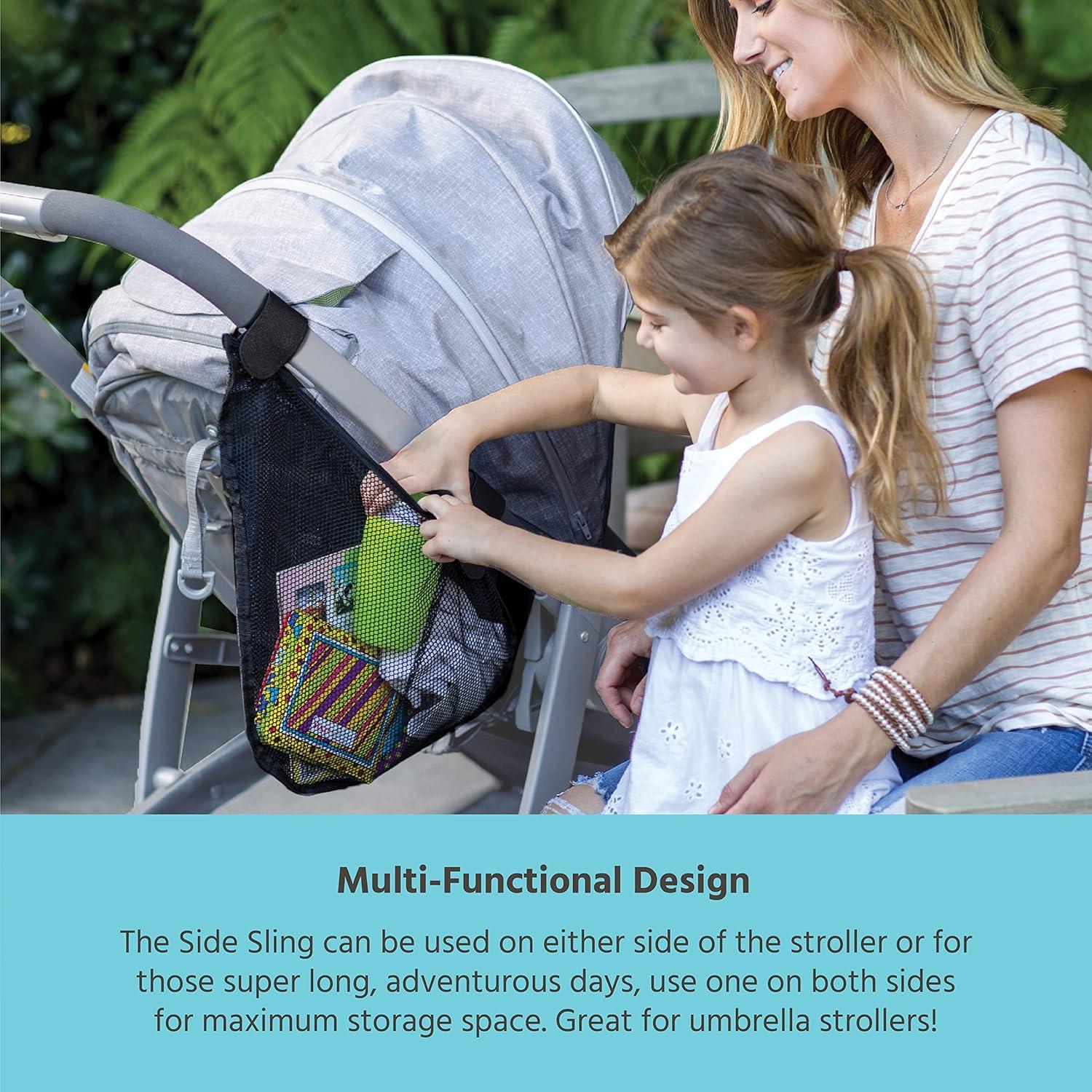 Red de Carga Lateral J.L. Childress para Cochecito - Negro