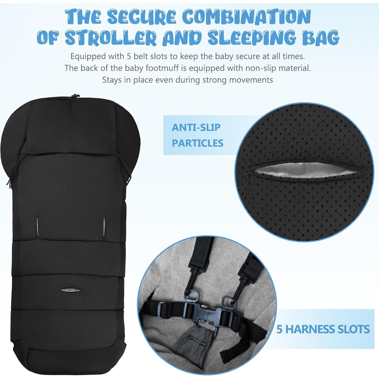 Saco Térmico Universal para Bebés - Funda Silla Paseo Invierno