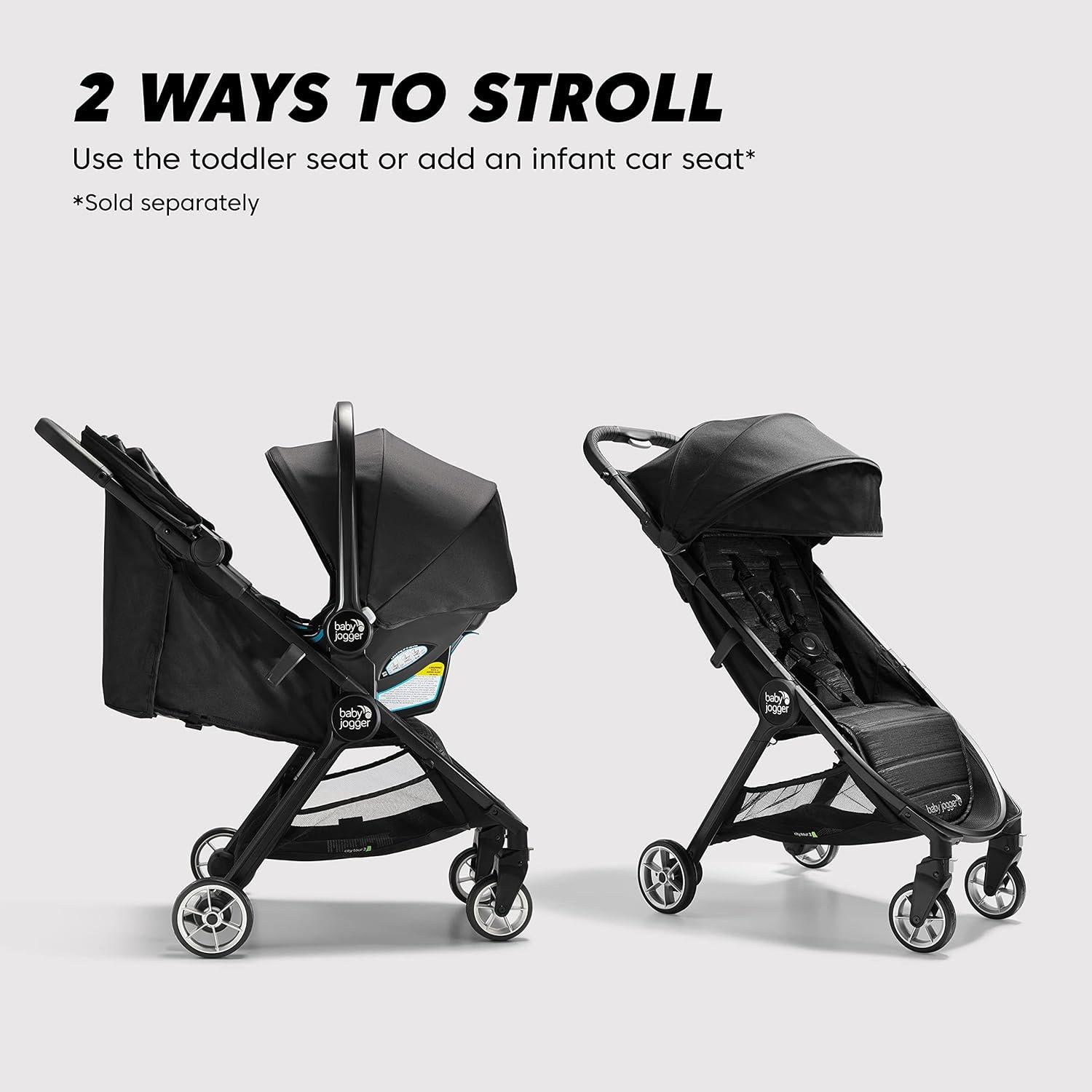 Cochecito de Viaje Baby Jogger City Tour 2 Pike Ultra-Compacto