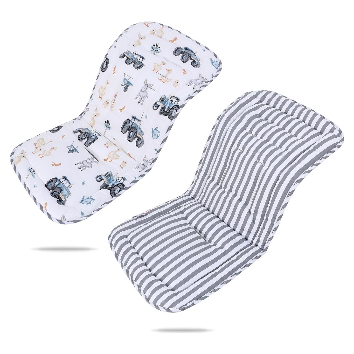 Cojín Reversible para Cochecito de Bebé LAT101045 Algodón 100%