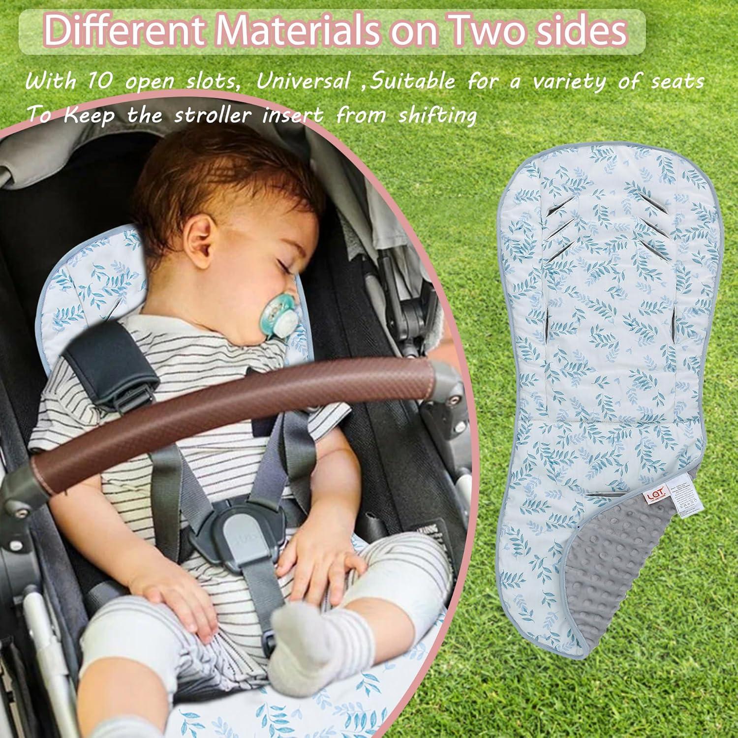 Cojín Reversible para Cochecito de Bebé LAT 82x37cm Algodón