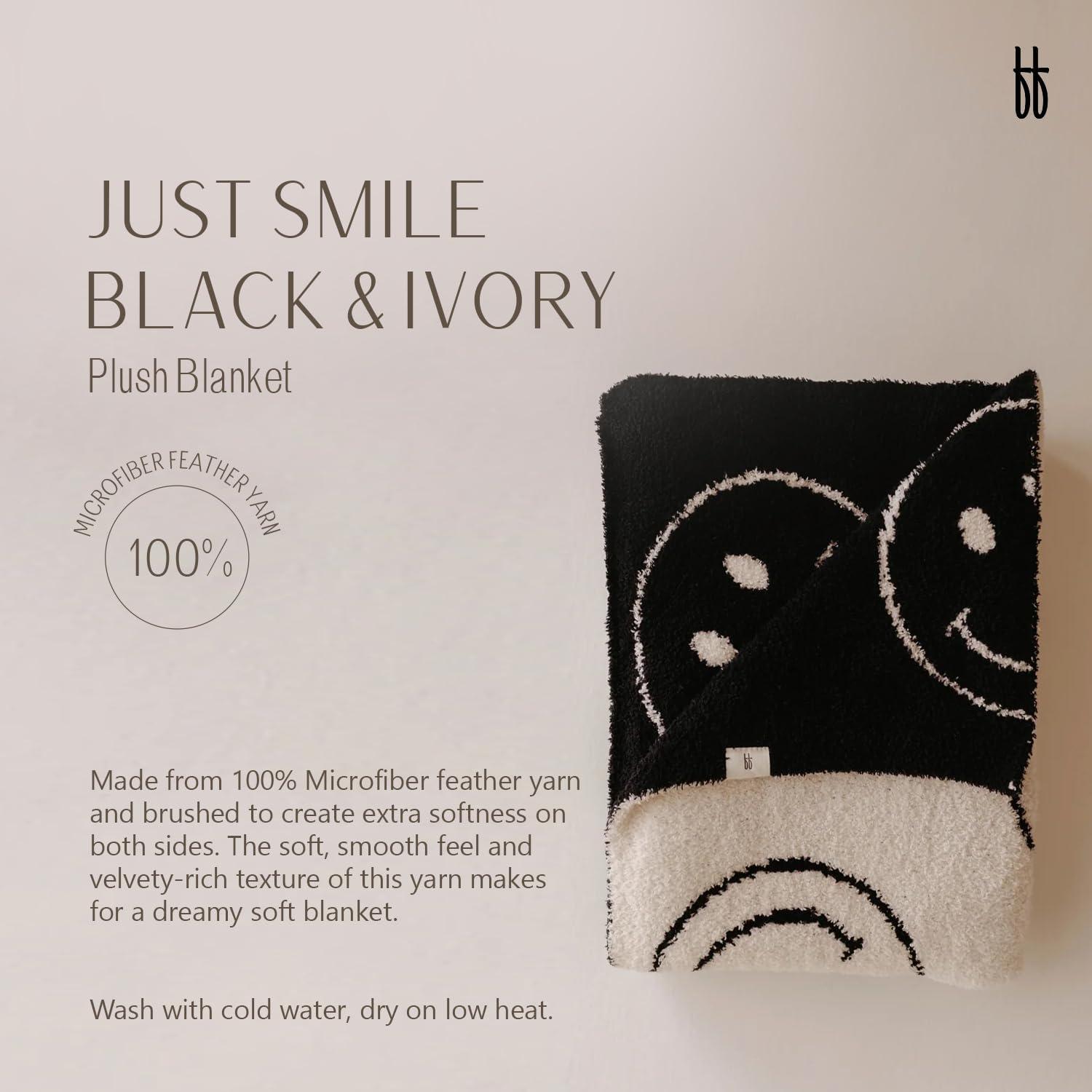 Manta de Peluche Forever French 114.3x114.3cm Just Smile