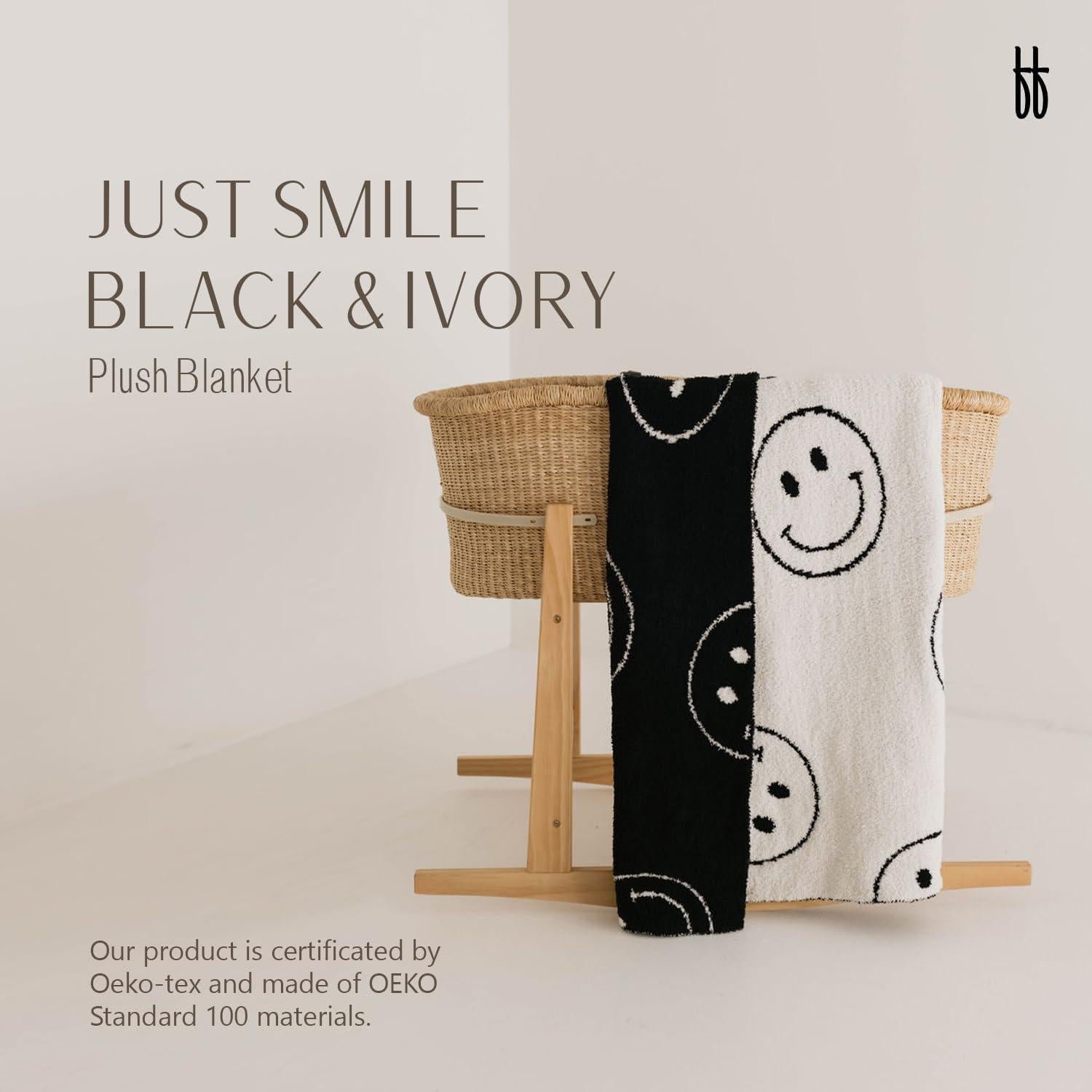 Manta de Peluche Forever French 114.3x114.3cm Just Smile