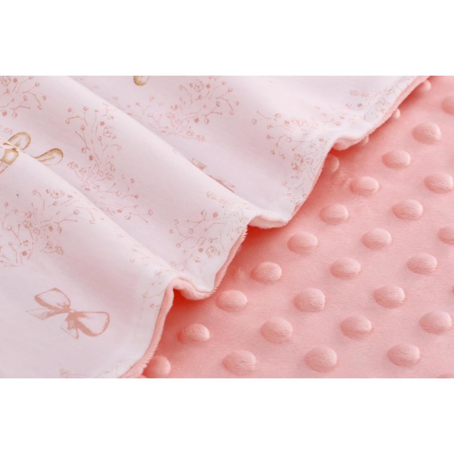 Manta de Arrullo para Silla de Auto LAT LEE 89x89 cm Conejo Rosa