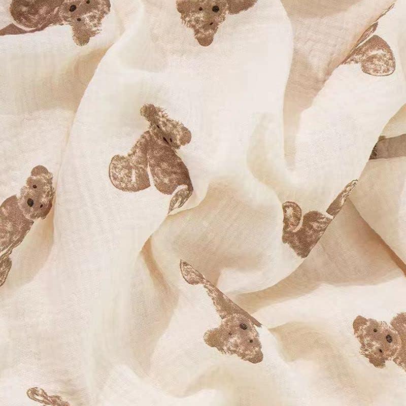 Manta de Muselina para Bebé Gunnaicat 101.6x101.6 cm Oso