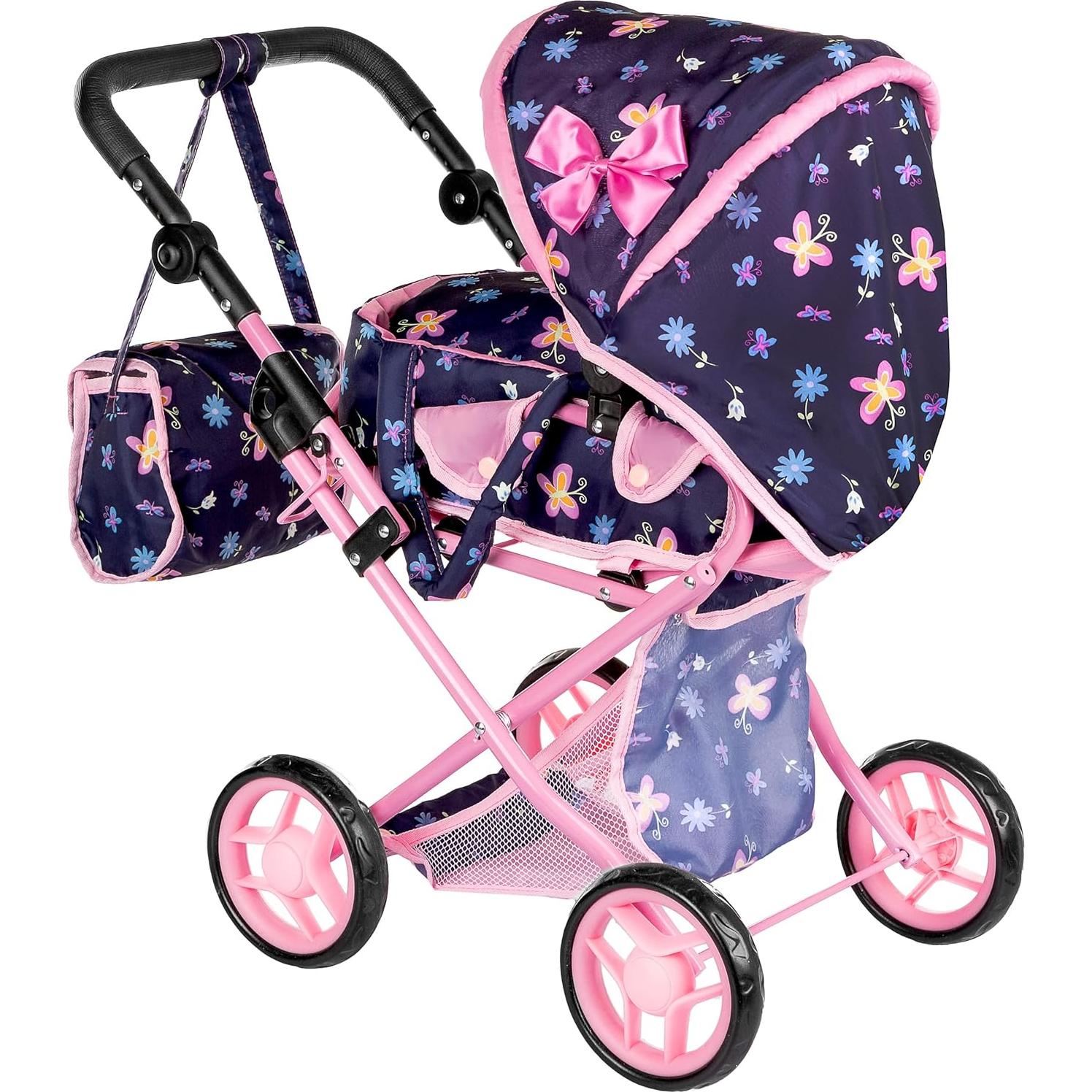 Carrito de Muñecas Kinderplay KP0200I Ajustable 36.4-64.1 cm