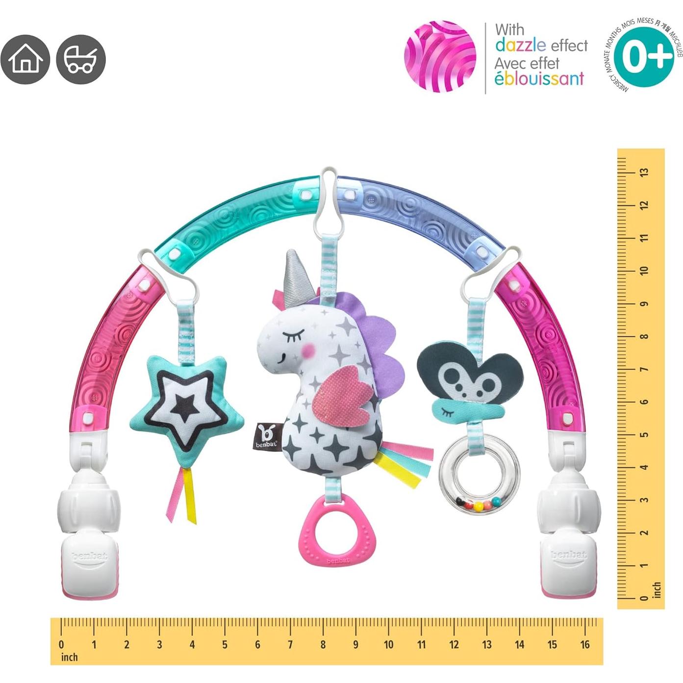 Juguete de Arco para Cochecito Benbat Unicornio Ajustable