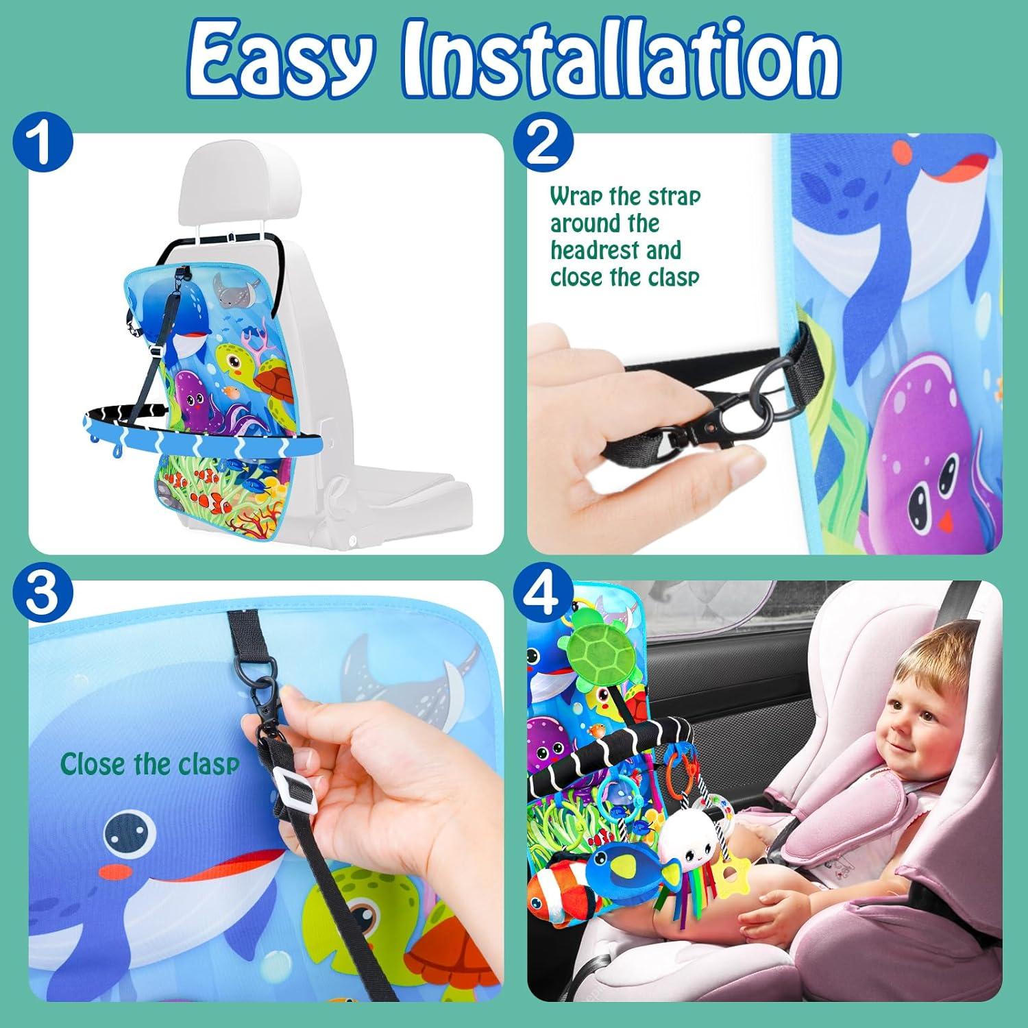 Juguetes para Silla de Auto Bebé Innofans Animales Marinos