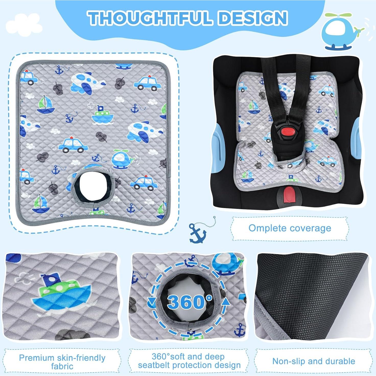 Protector de Asiento de Coche Babepets Impermeable 2 Pcs