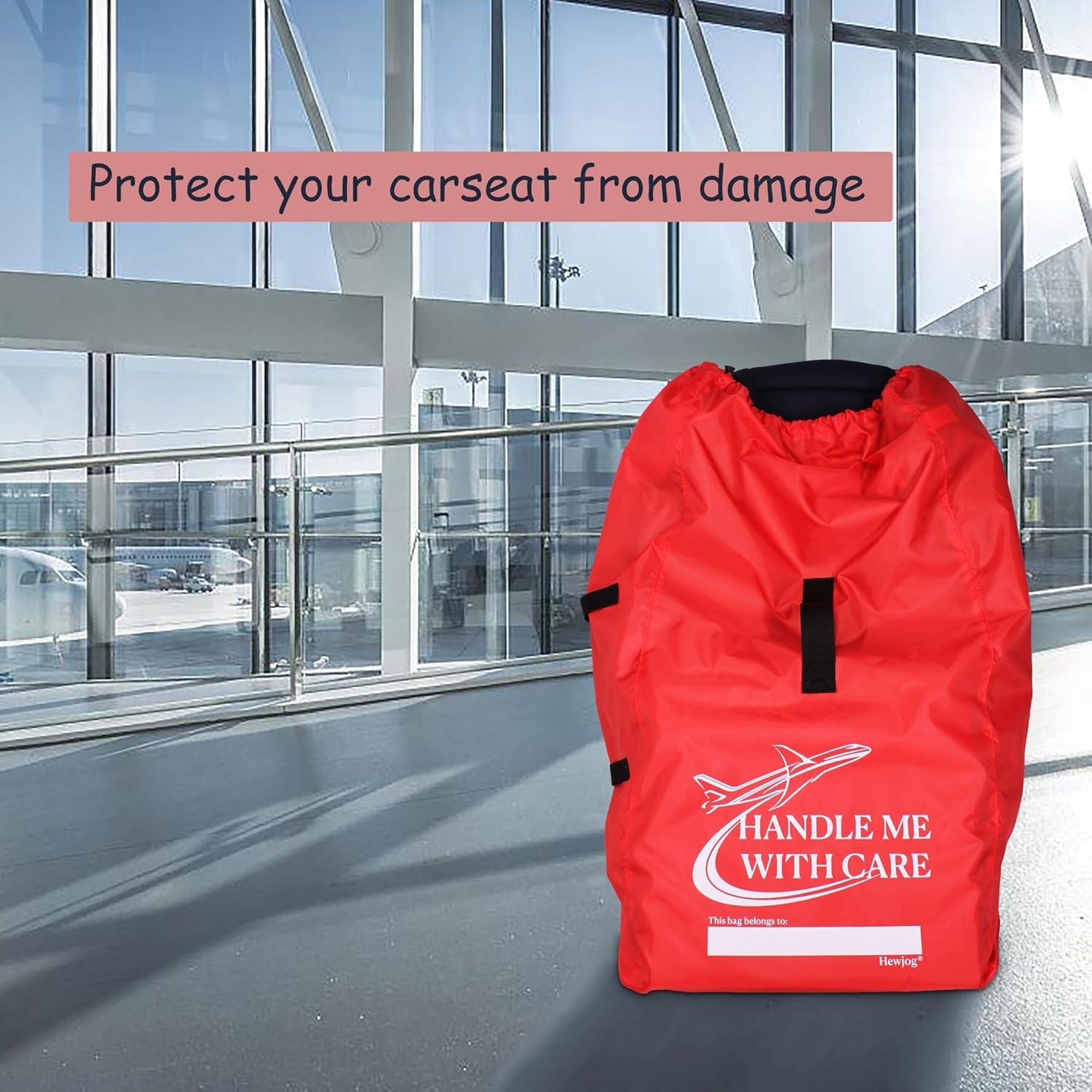 Bolsa de Viaje para Asiento de Auto Rojo 86x46x46 cm