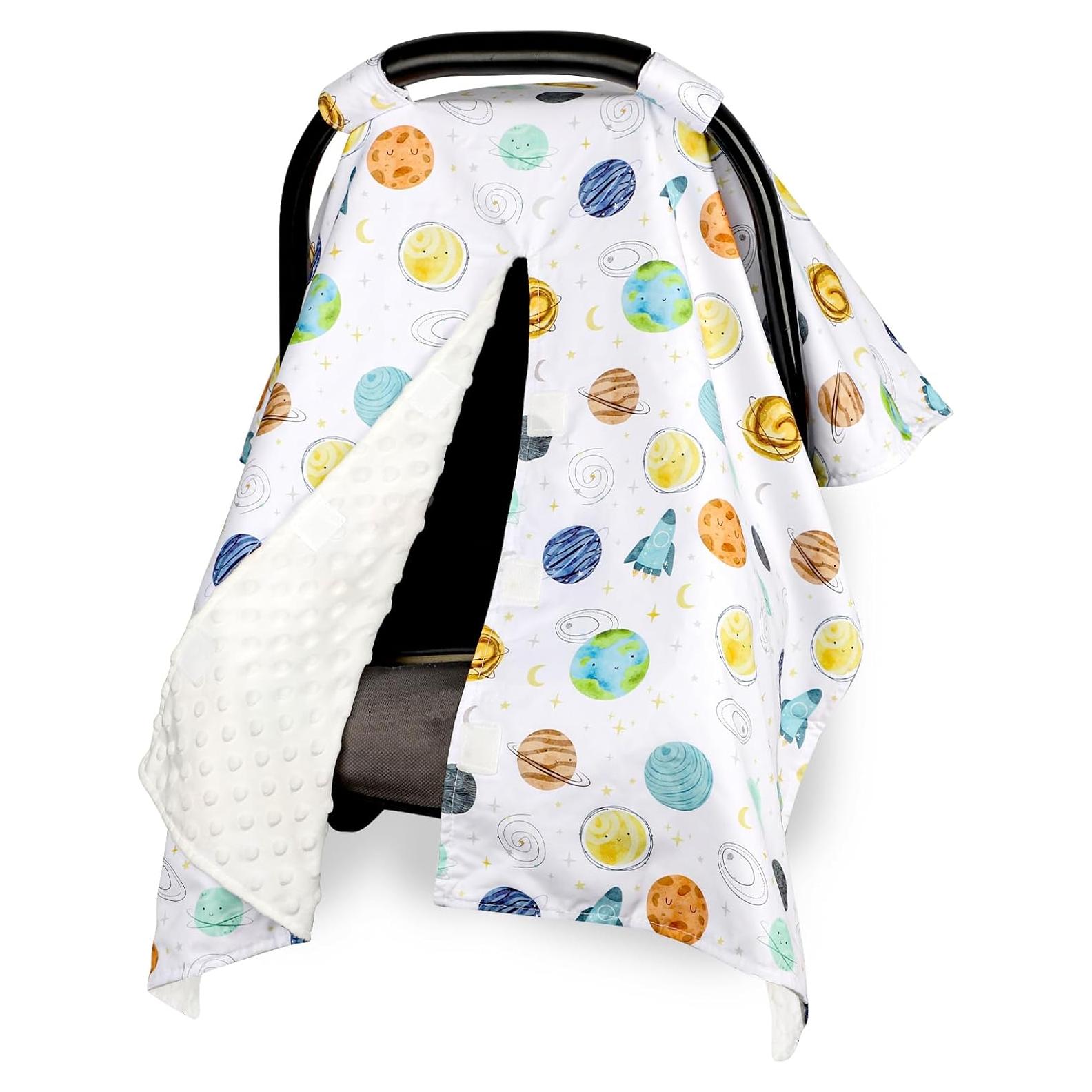 Cubierta de Asiento de Coche ManFaiSky para Bebé Planetas