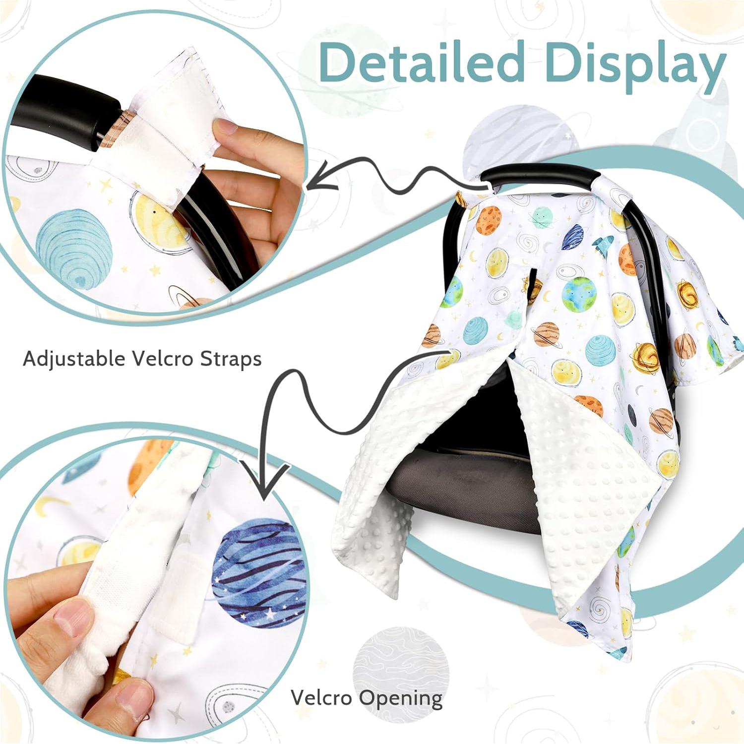 Cubierta de Asiento de Coche ManFaiSky para Bebé Planetas