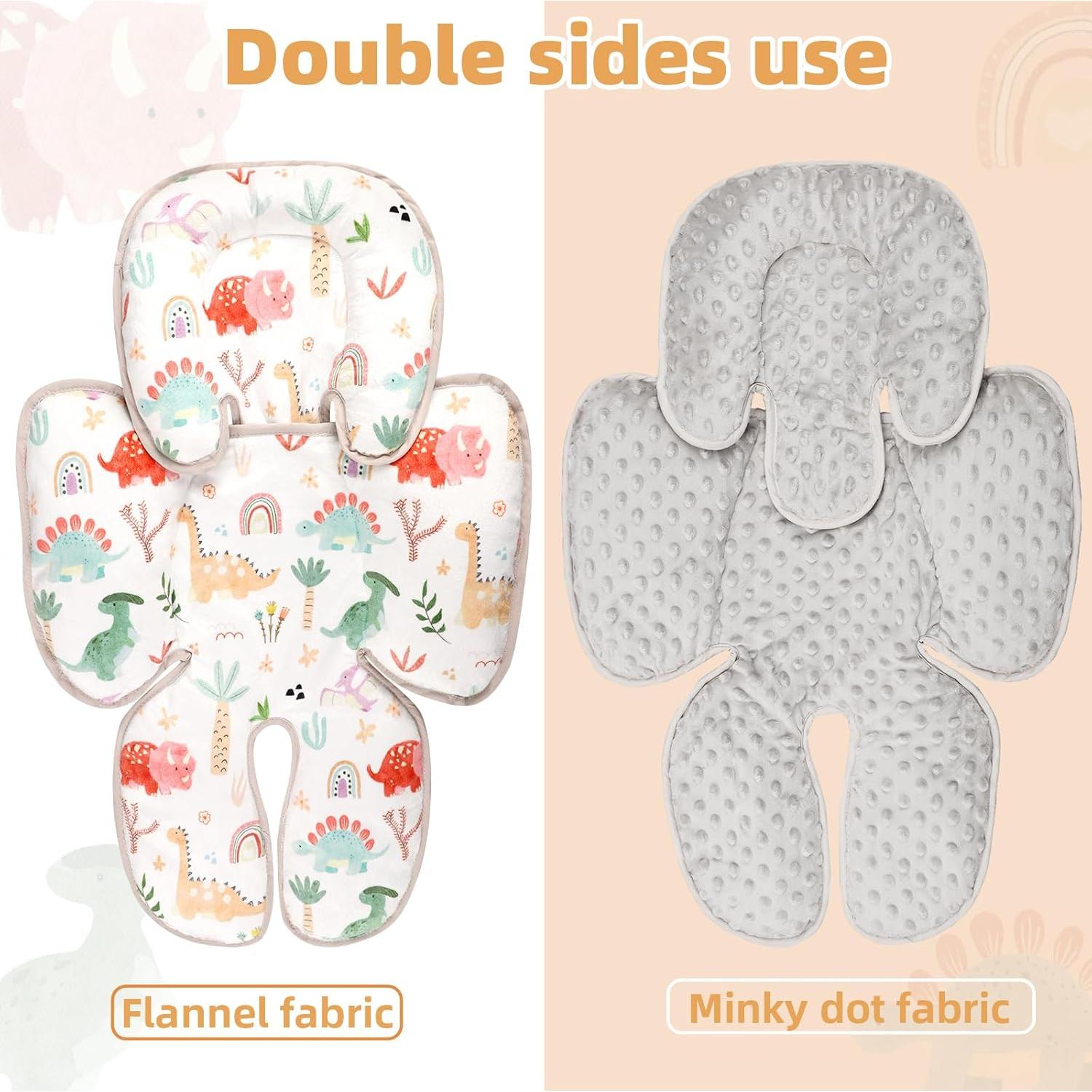 Soporte para Cabeza de Bebé WINGHENLEE 2 en 1 Dinosaurio Gris