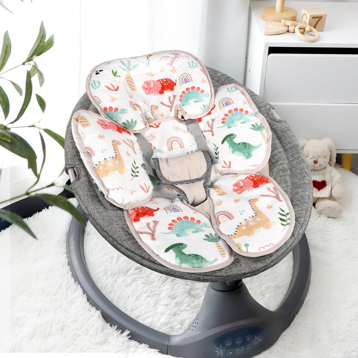 Soporte para Cabeza de Bebé WINGHENLEE 2 en 1 Dinosaurio Gris