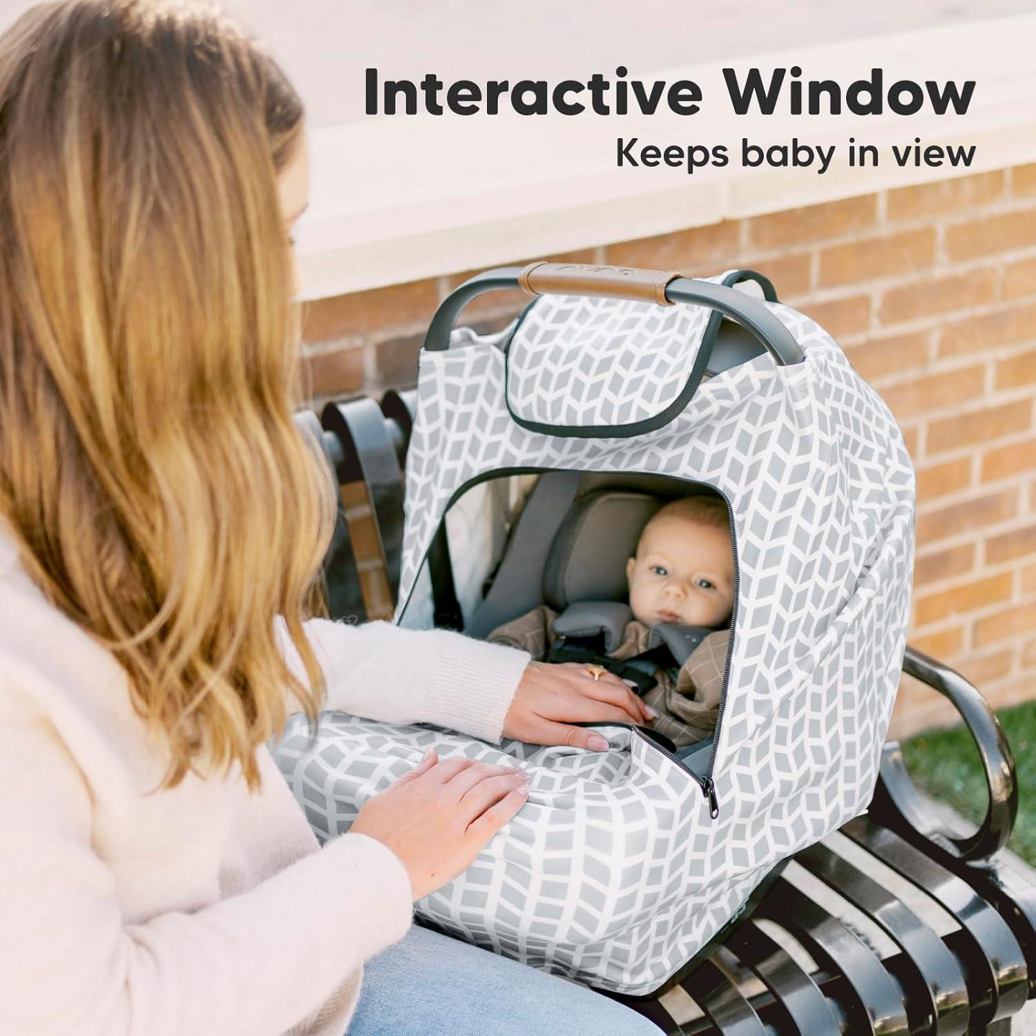 Cubierta de Asiento de Coche Warmzy KeaBabies - Invierno, Unisex