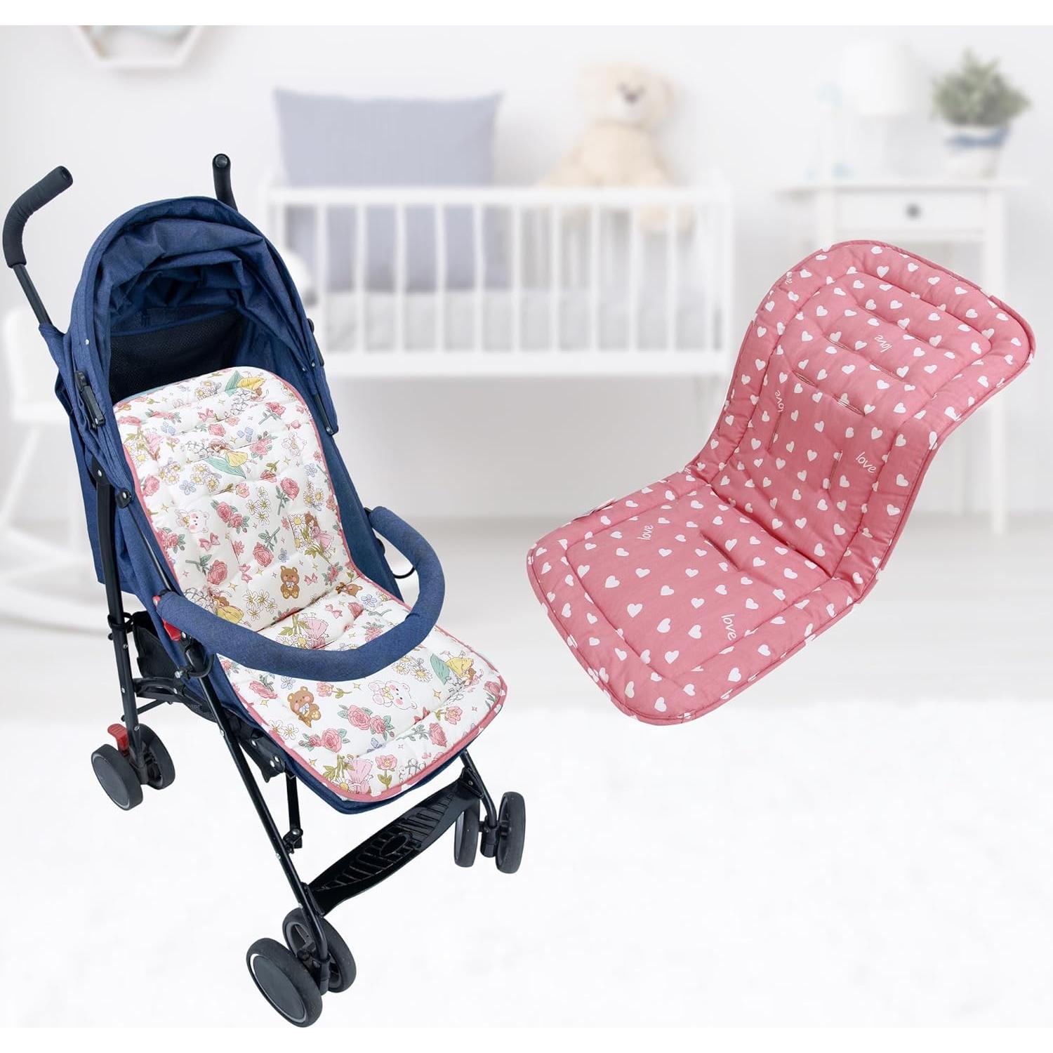 Funda Reversible para Cochecito de Bebé Algodón 100% 34x78cm