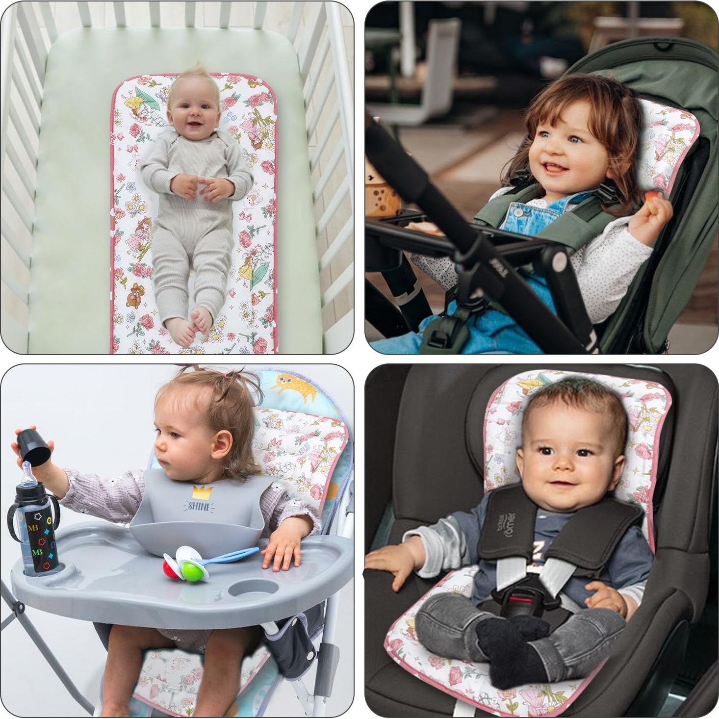 Funda Reversible para Cochecito de Bebé Algodón 100% 34x78cm