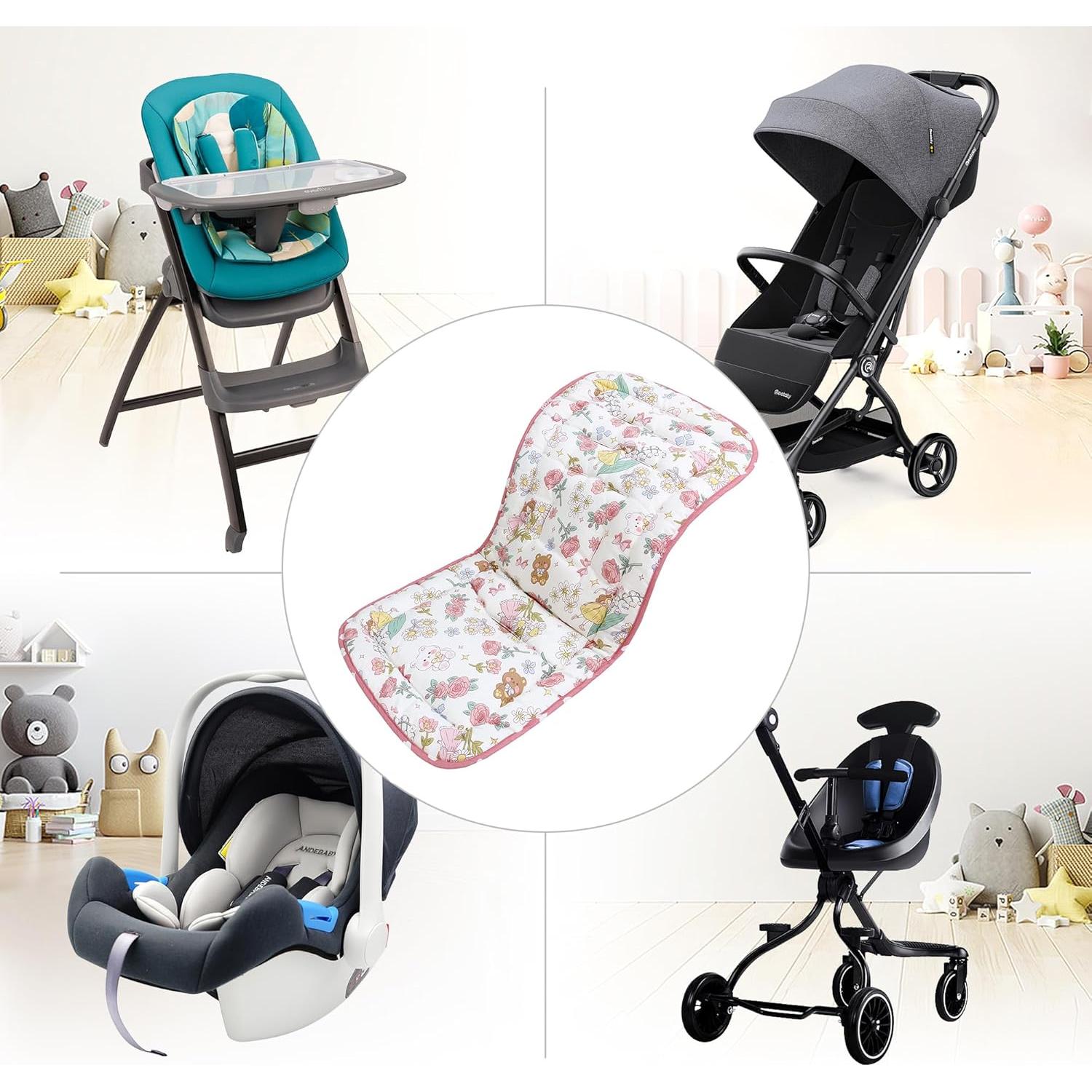 Funda Reversible para Cochecito de Bebé Algodón 100% 34x78cm