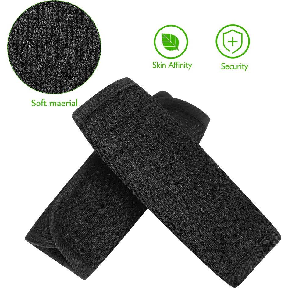 Accmor Fundas para Correas de Asiento de Auto Bebés - Negras