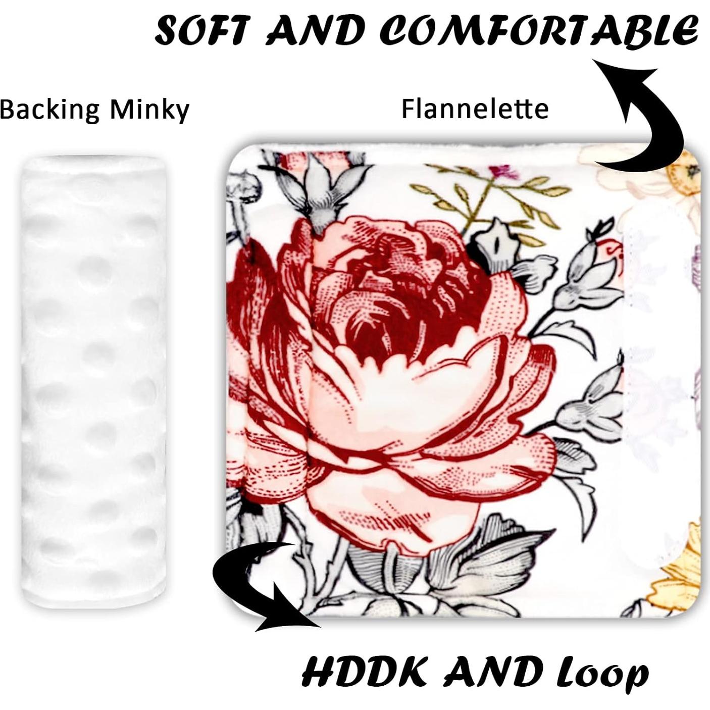 Cubiertas de Correa de Asiento de Coche Bebé Floral 2 Piezas