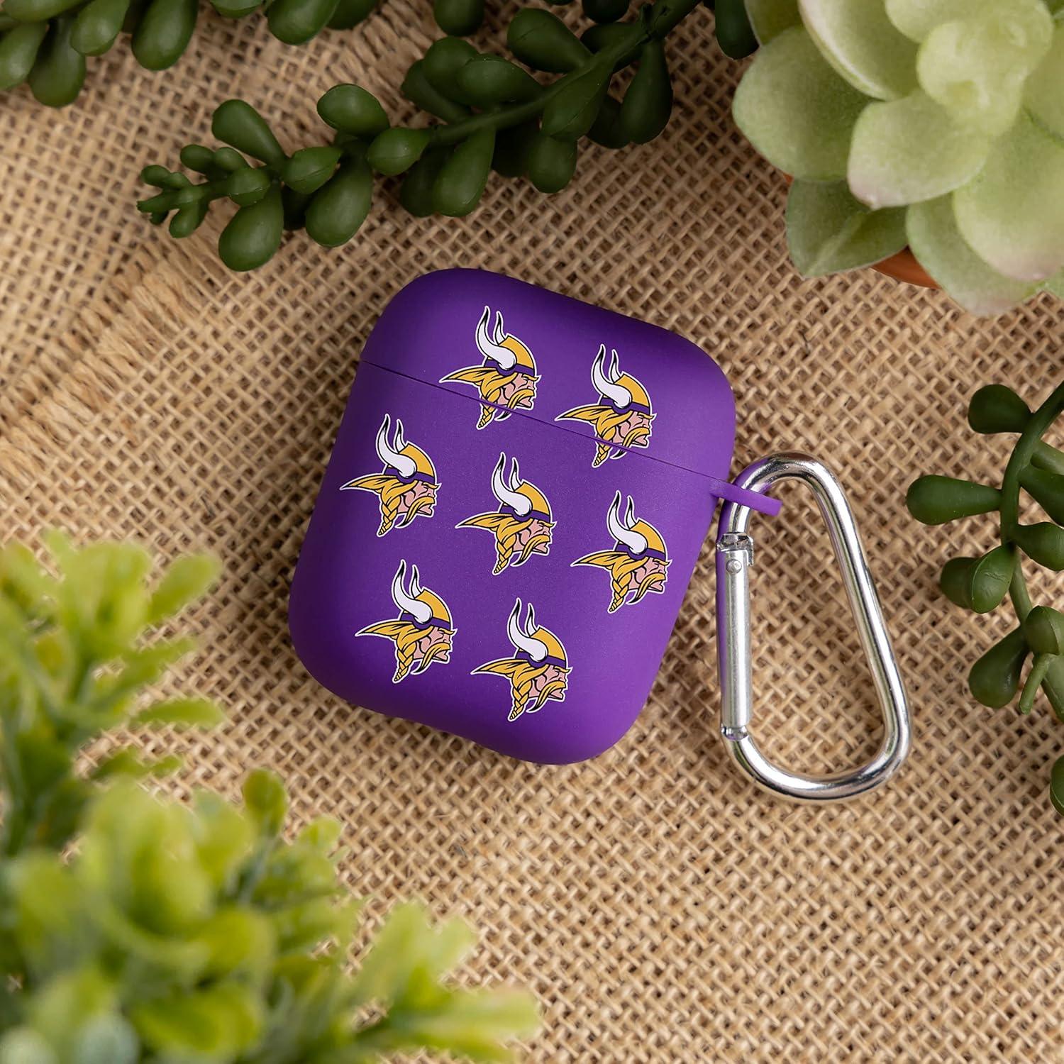 Funda HD Game Time Minnesota Vikings para AirPods Gen 1 y 2