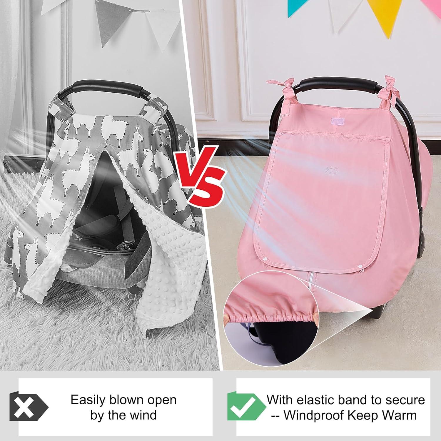 Funda para Asiento de Coche Bebé FIOBEE Rosa Impermeable