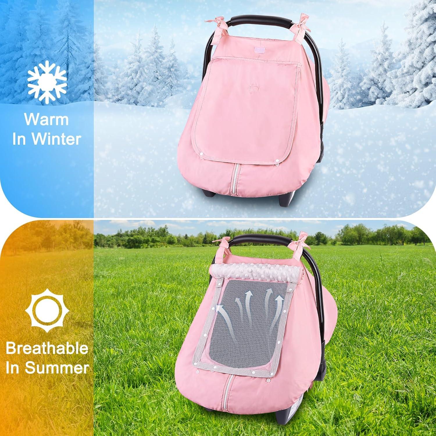 Funda para Asiento de Coche Bebé FIOBEE Rosa Impermeable