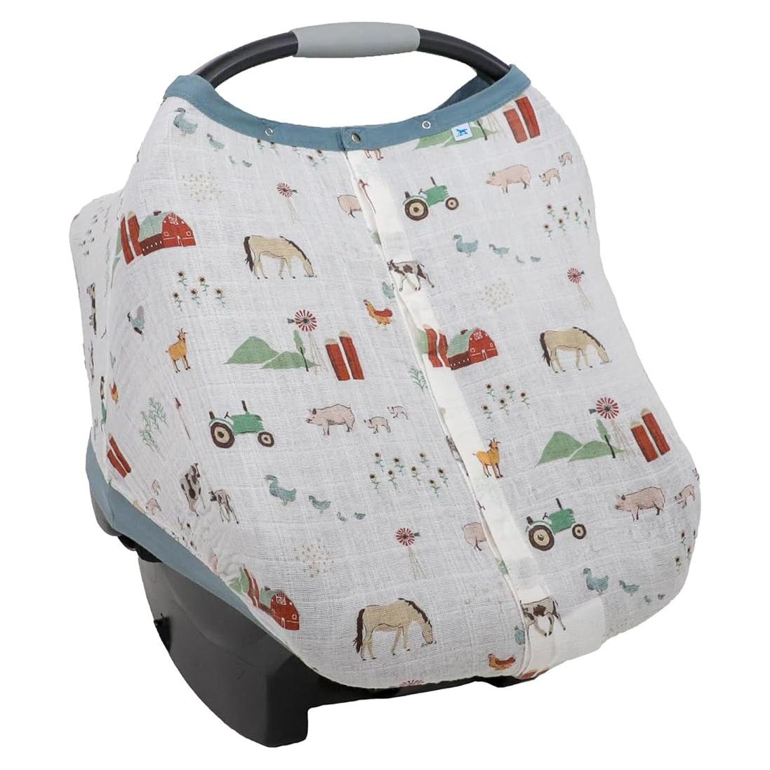 Canopy Transpirable Little Unicorn para Asiento de Coche Granja