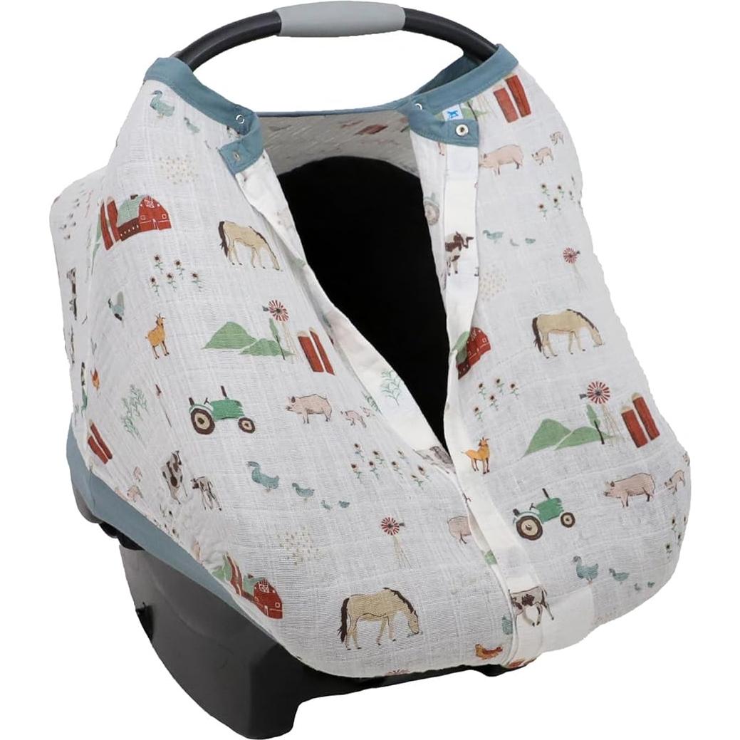 Canopy Transpirable Little Unicorn para Asiento de Coche Granja
