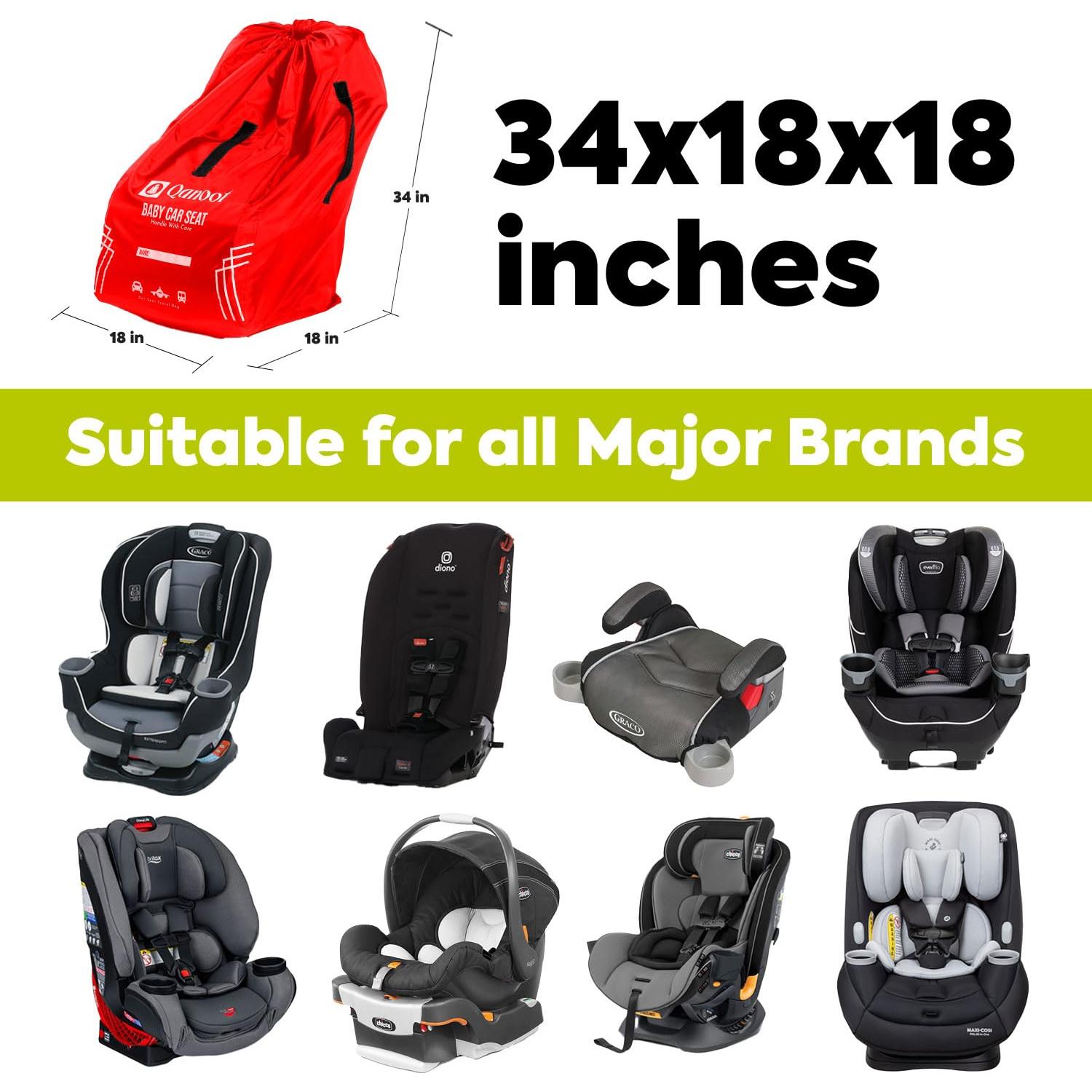 Bolsa de Viaje para Asiento de Coche Dusbas235 - Rojo