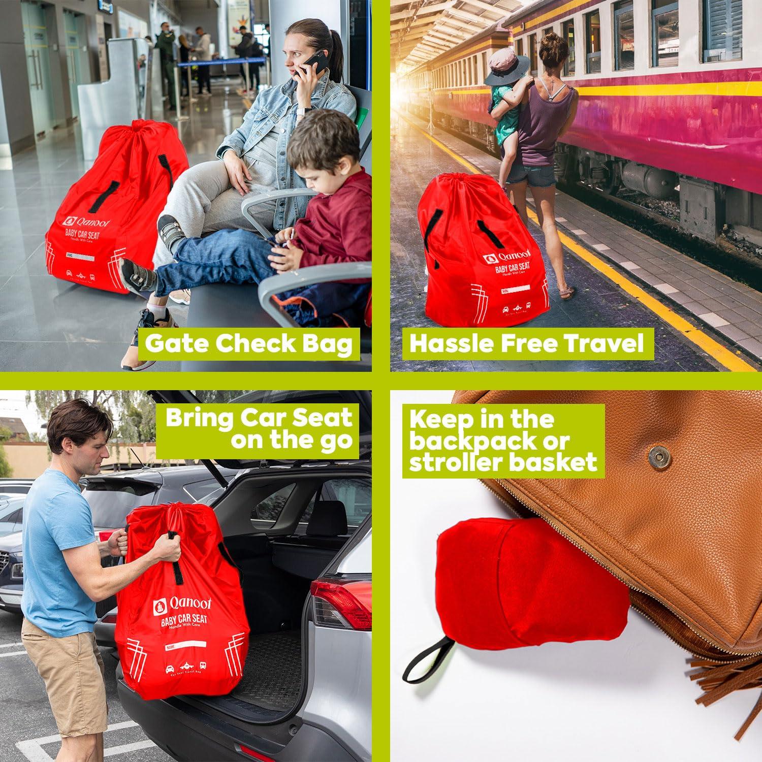 Bolsa de Viaje para Asiento de Coche Dusbas235 - Rojo