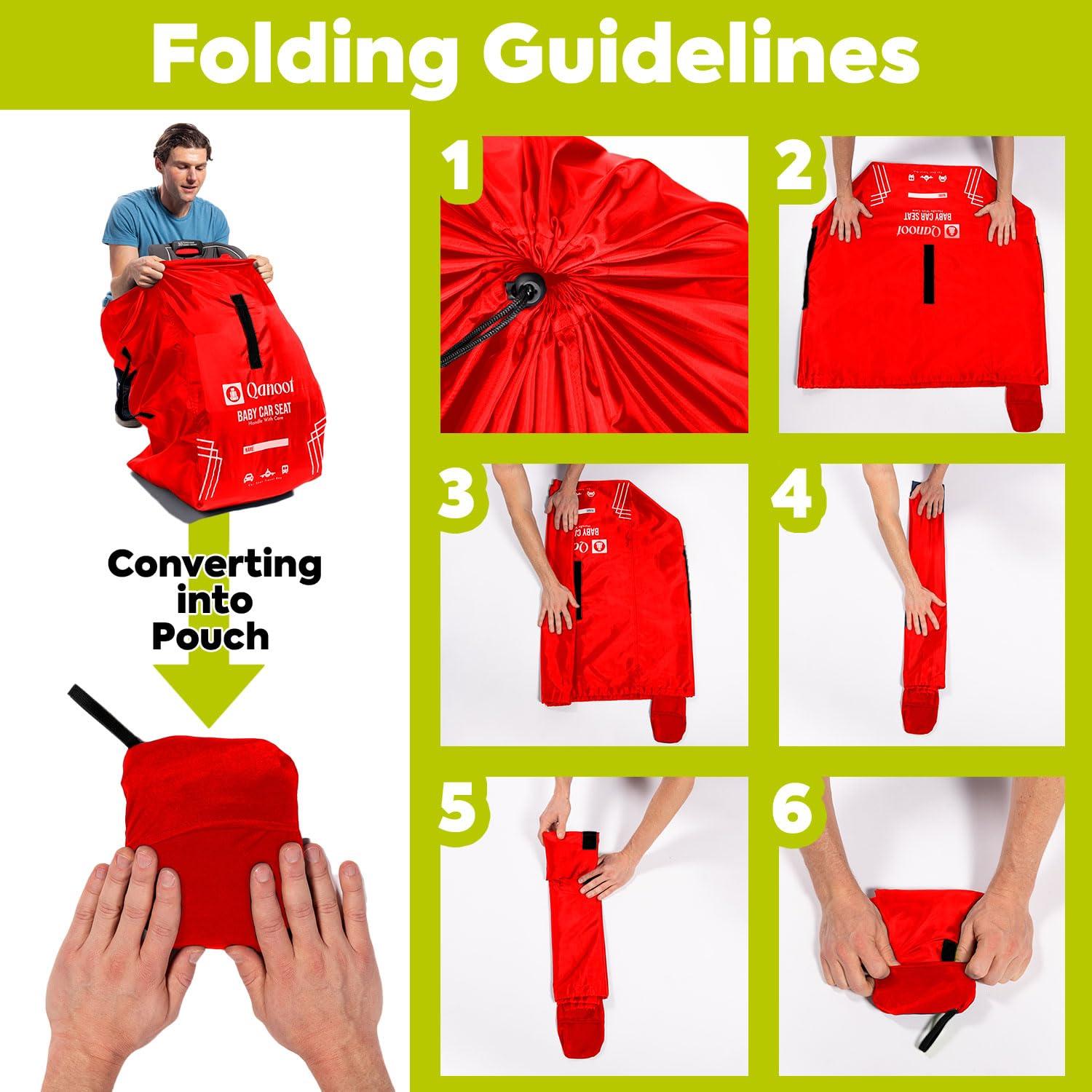 Bolsa de Viaje para Asiento de Coche Dusbas235 - Rojo