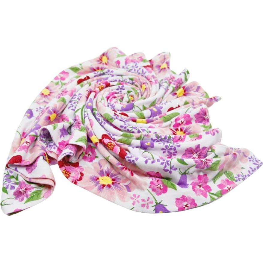 Funda para Asiento de Auto Bebé Synrroe Floral Rosa Morado