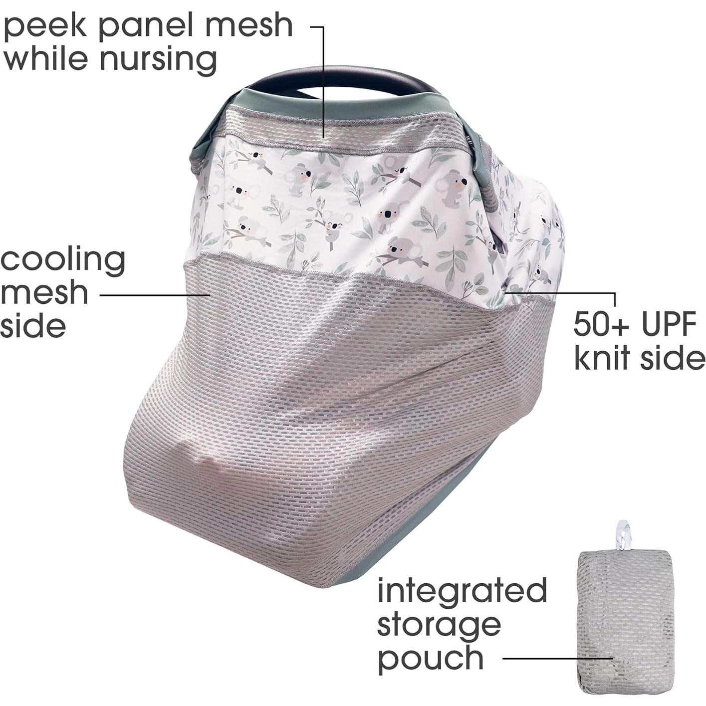 Funda Multiuso Boppy Koala UPF 50+ para Bebés - Gris