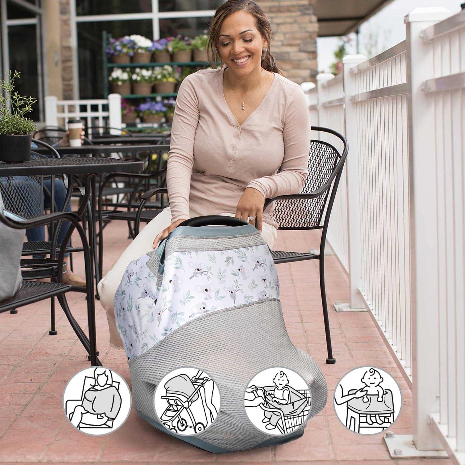 Funda Multiuso Boppy Koala UPF 50+ para Bebés - Gris