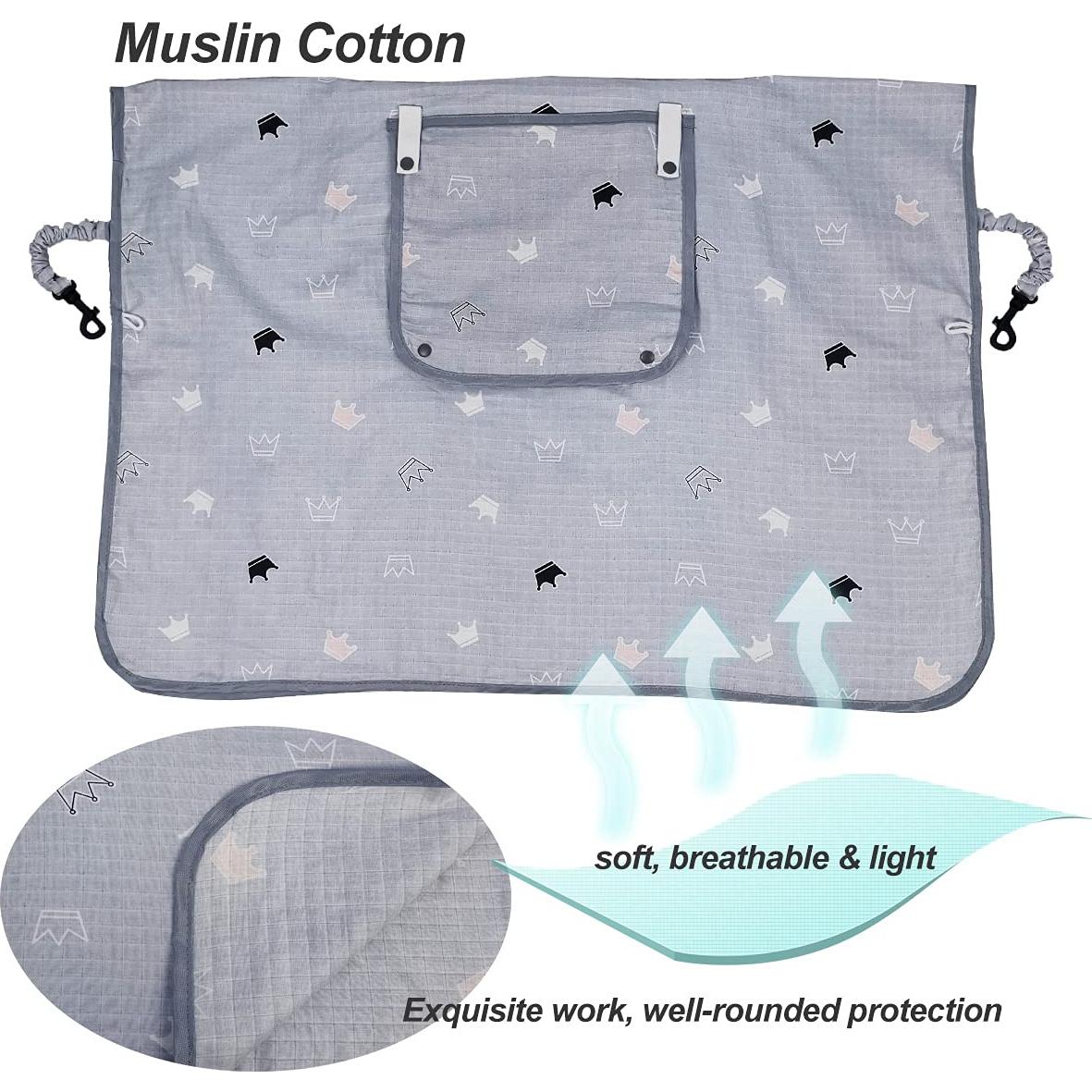 Funda para Asiento de Auto Bebé ICOPUCA Corona Gris