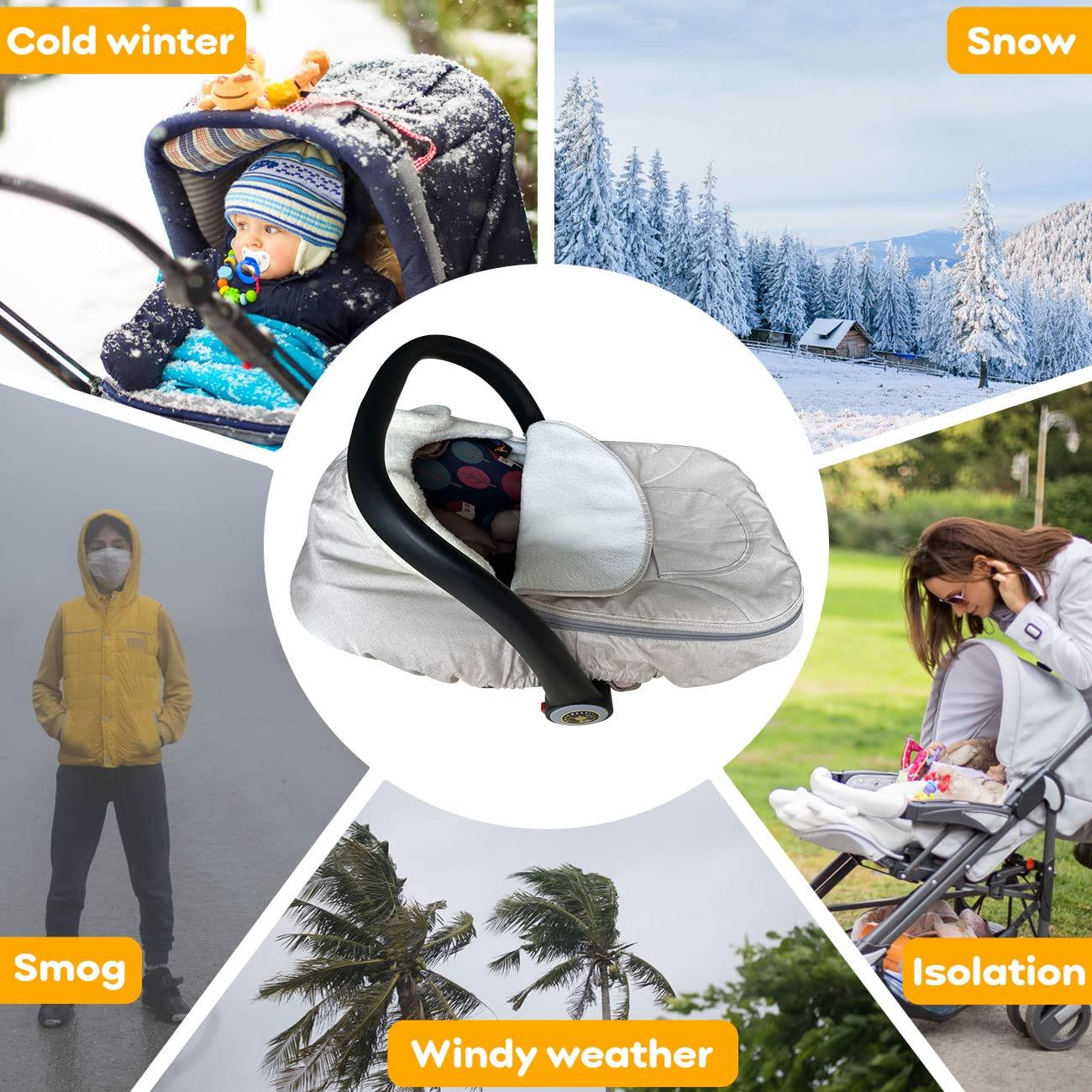 Funda de Asiento de Coche para Bebé Universal HG0748 - Invierno